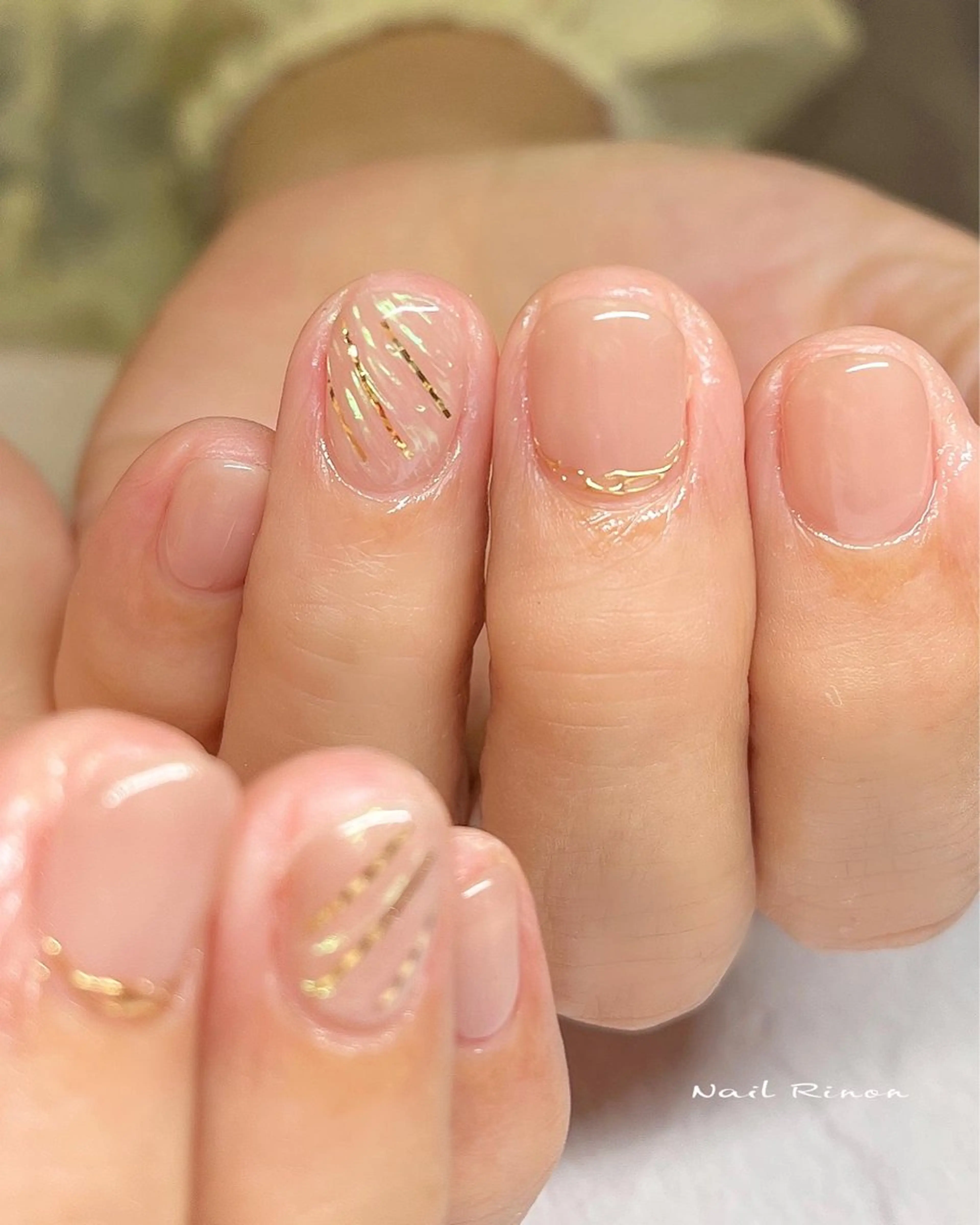 ネイル シンプルネイル ハンドネイル Nail Rinonのネイルデザイン