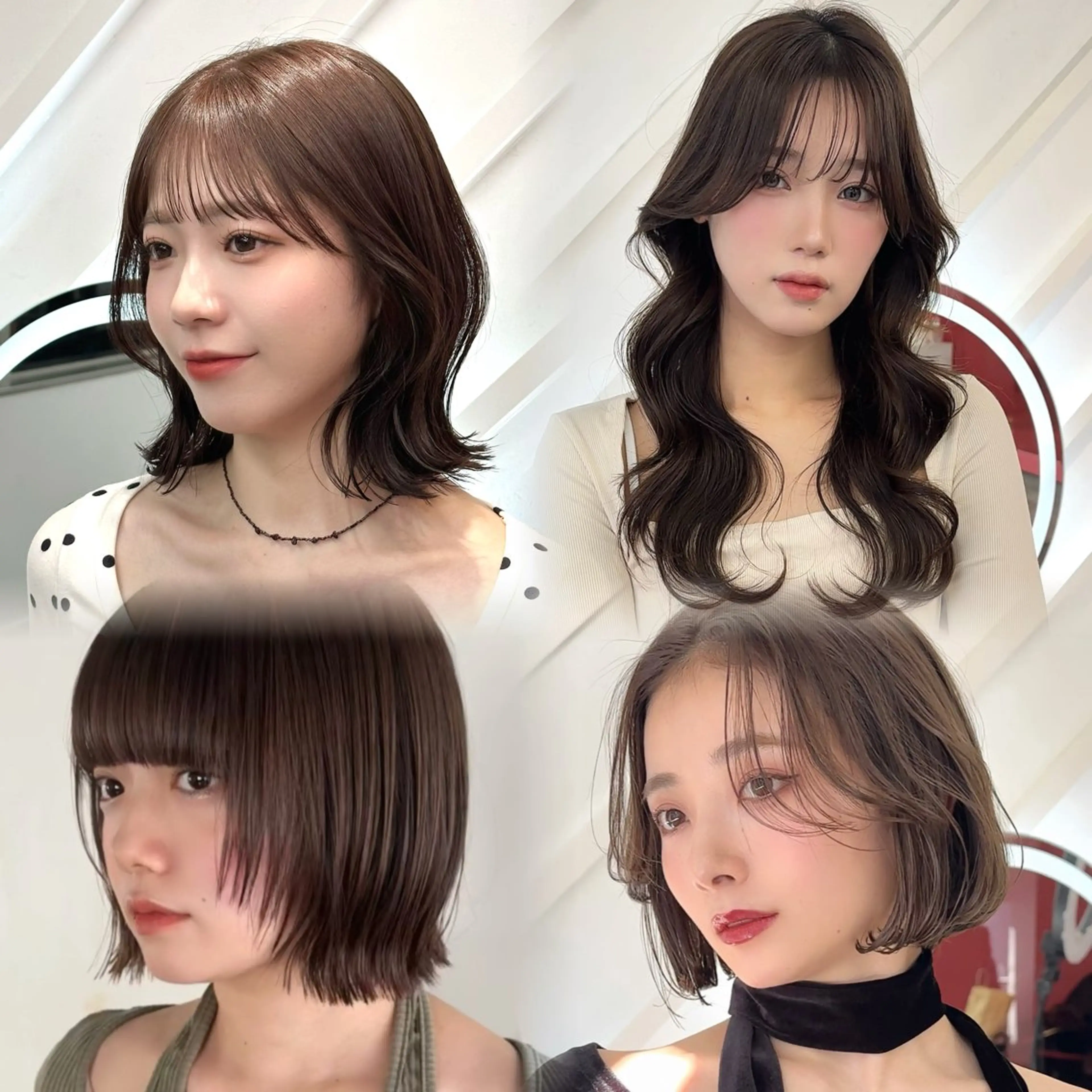 セミロング カラー カット ヘアカラー トリートメント 原宿/韓国ボブ /くびれボブ/優希のヘアスタイル