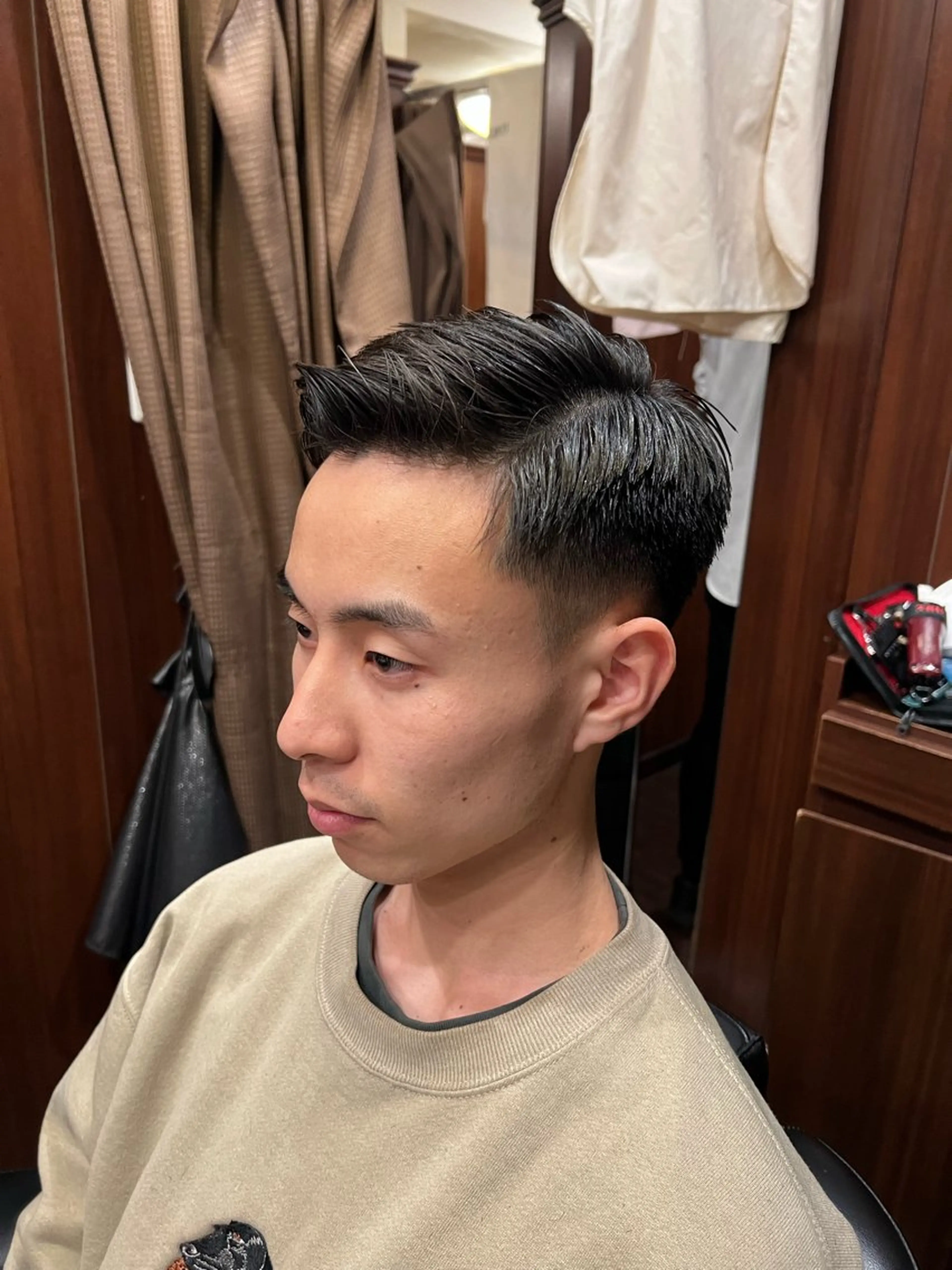 ショート メンズ 長野 風人のヘアスタイル