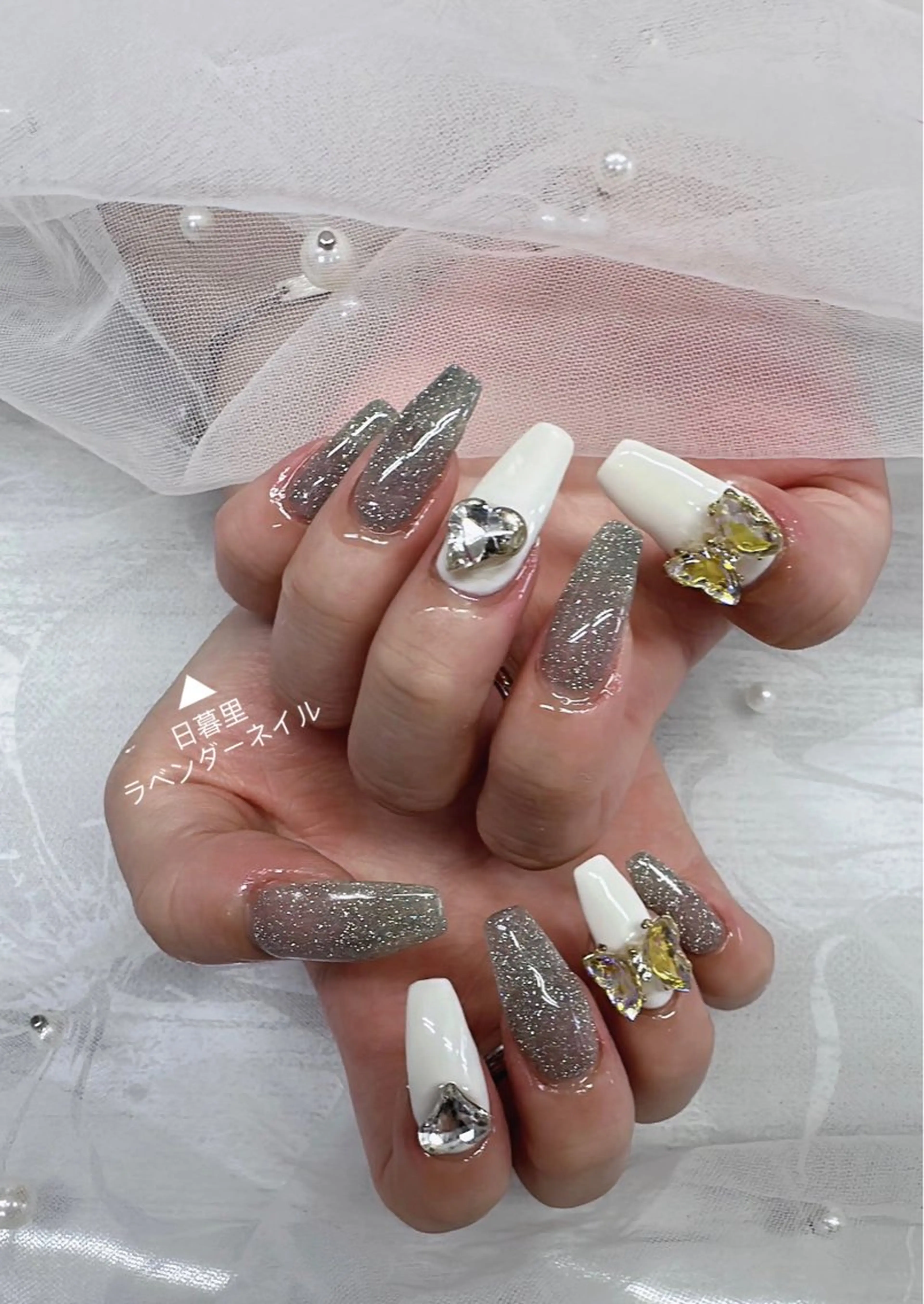 ネイル ハンドネイル 日暮里2 lavenderのネイルデザイン