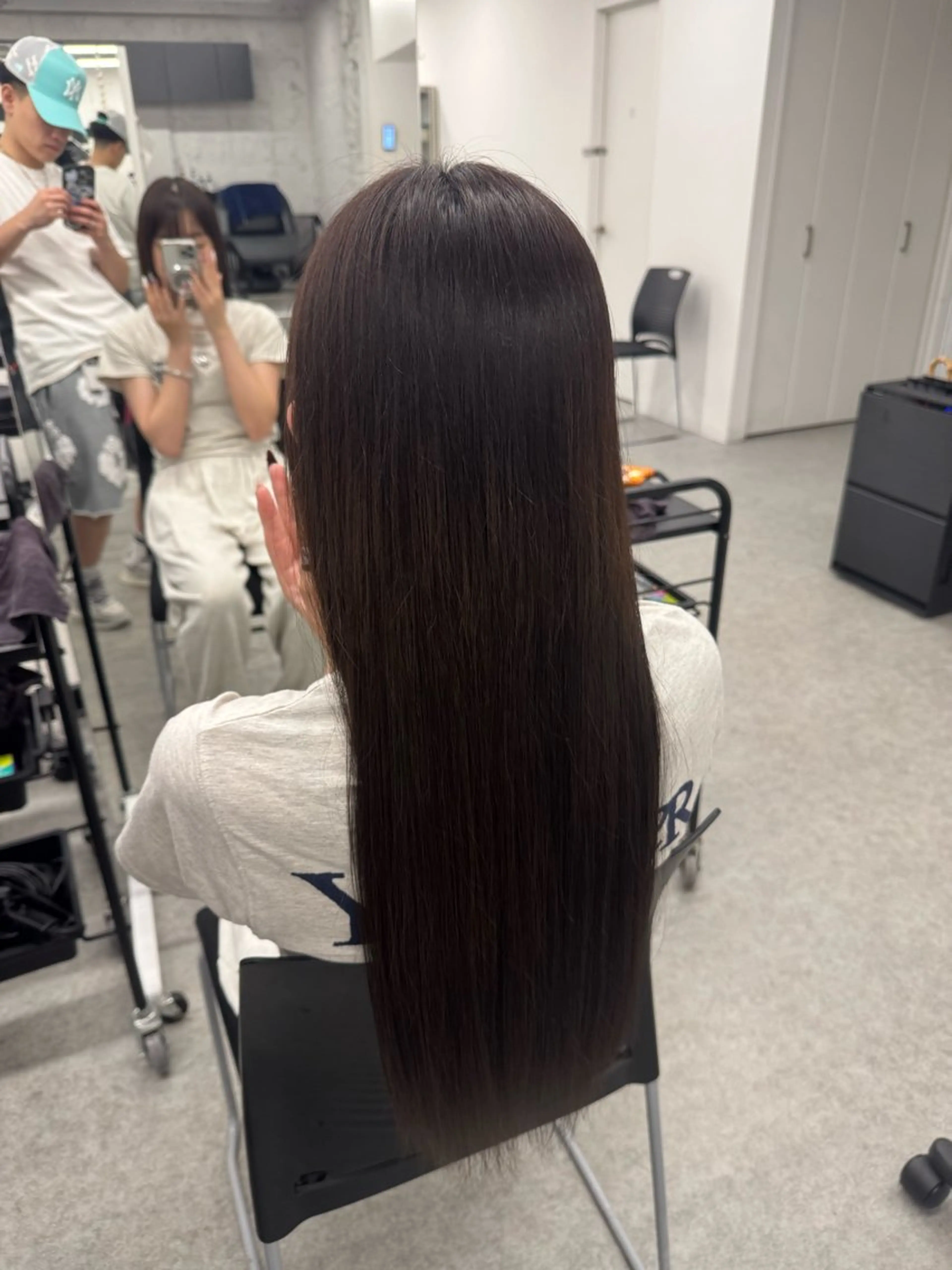 セミロング ブリーチなし暖色特化 ❤️kanata❤️のヘアスタイル