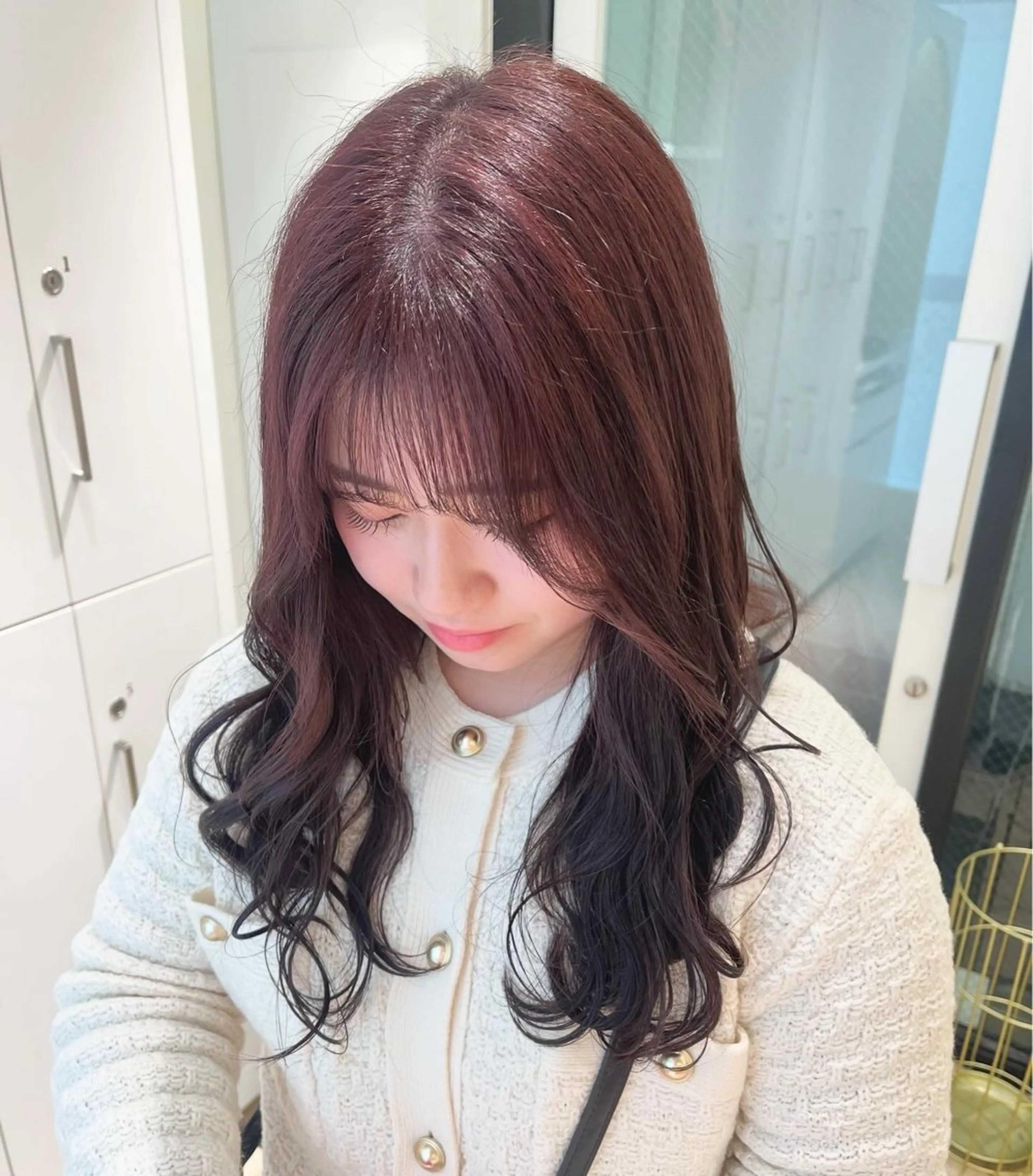 セミロング カラー GOODDAY ヘアサロンのヘアスタイル