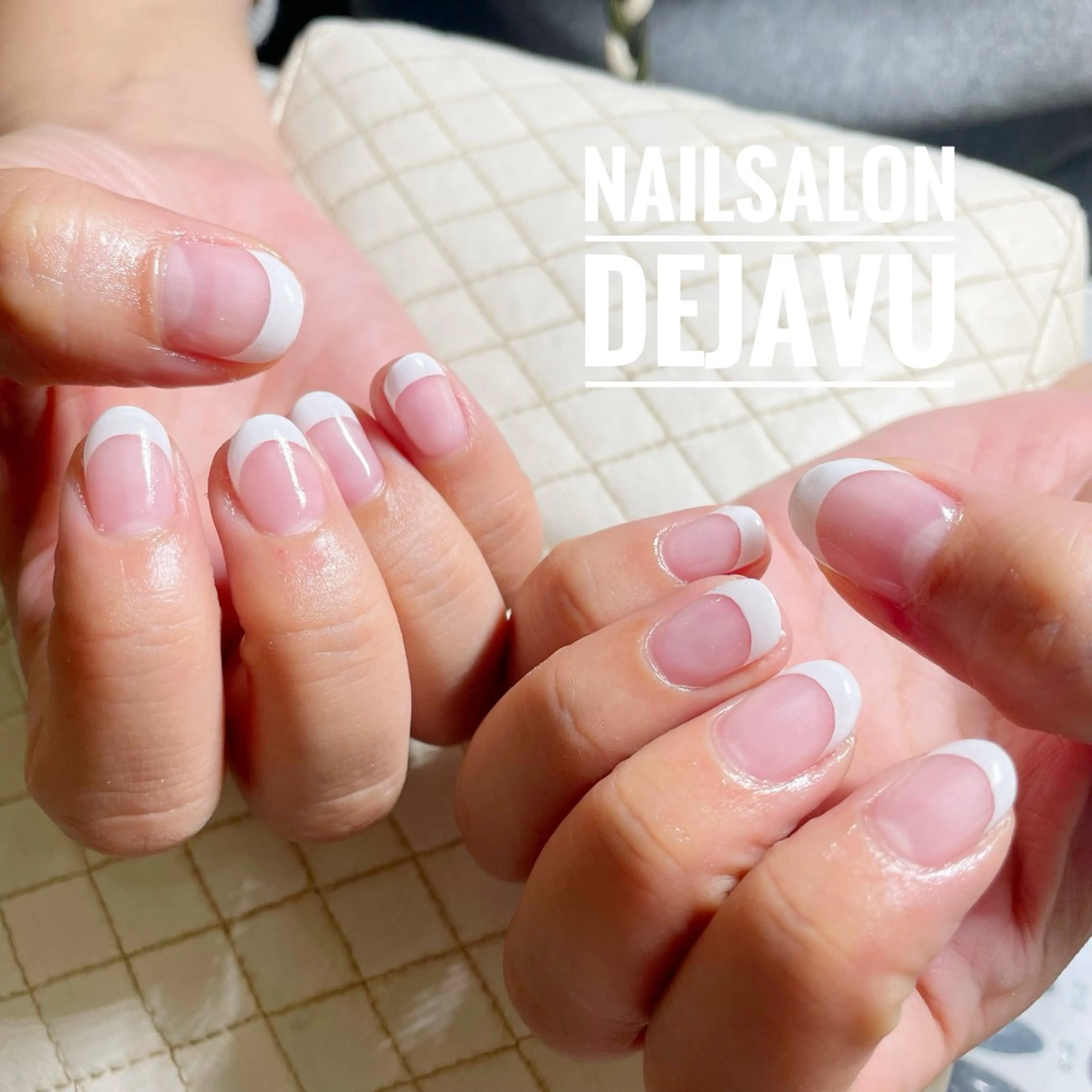 ネイル フレンチネイル ハンドネイル Nail salon Dejavu 🌿のネイルデザイン