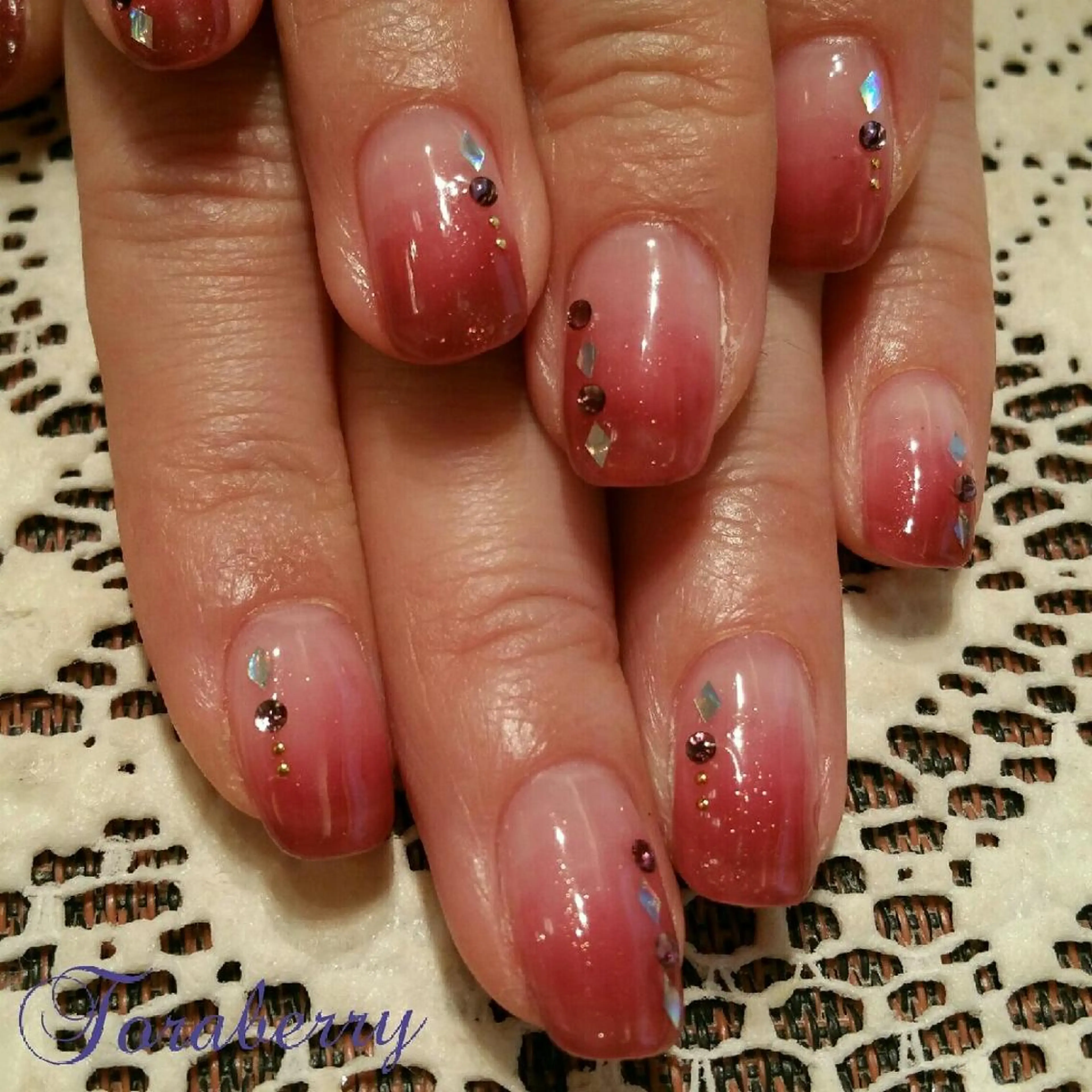 ネイル グラデーション ハンドネイル ネイリスト なつみのネイルデザイン