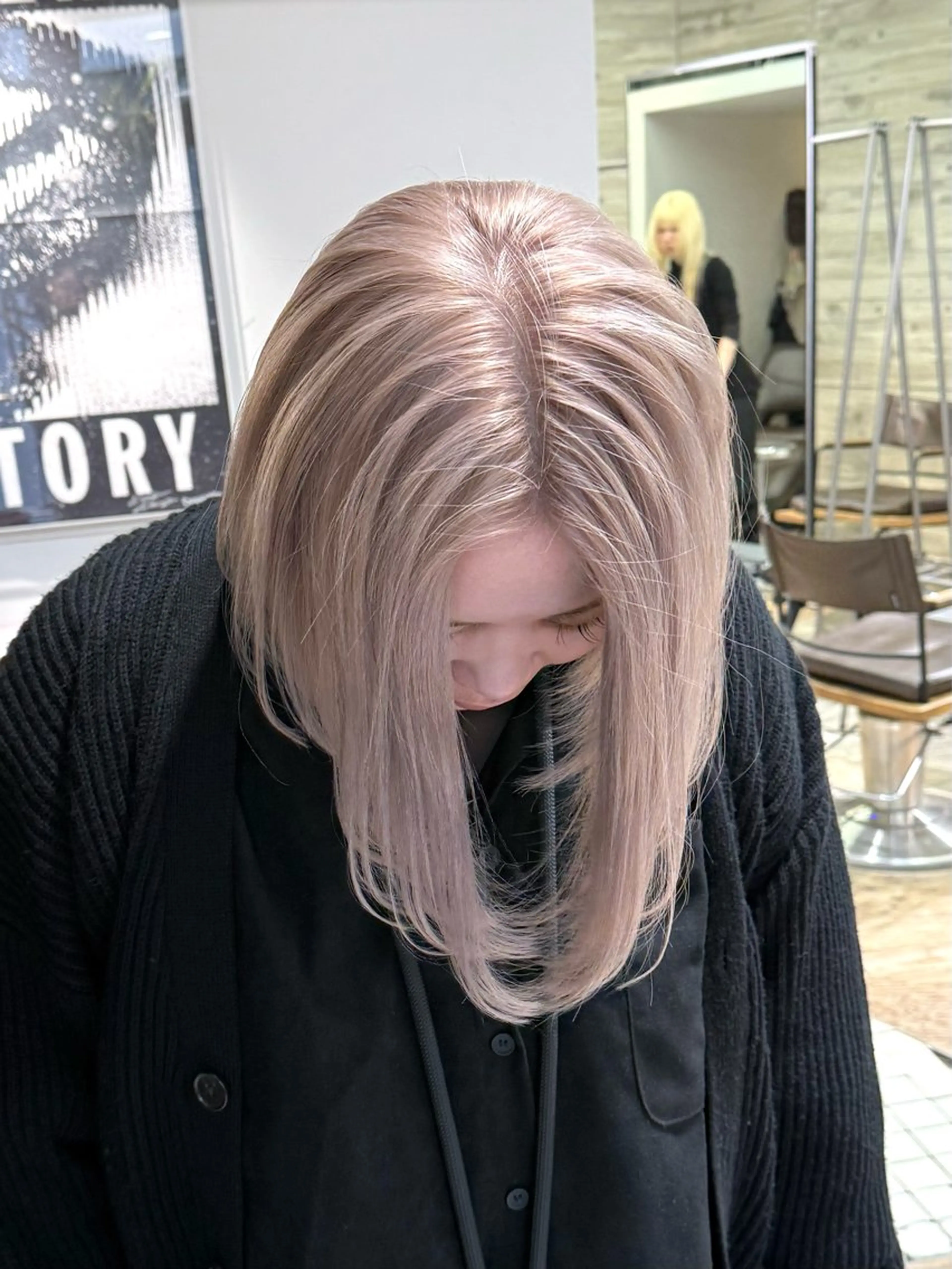 🌺ブリーチリタッチクーポン🌺ブリーチリタッチ＋透明感カラー+トリートメント #ダブルカラーの写真