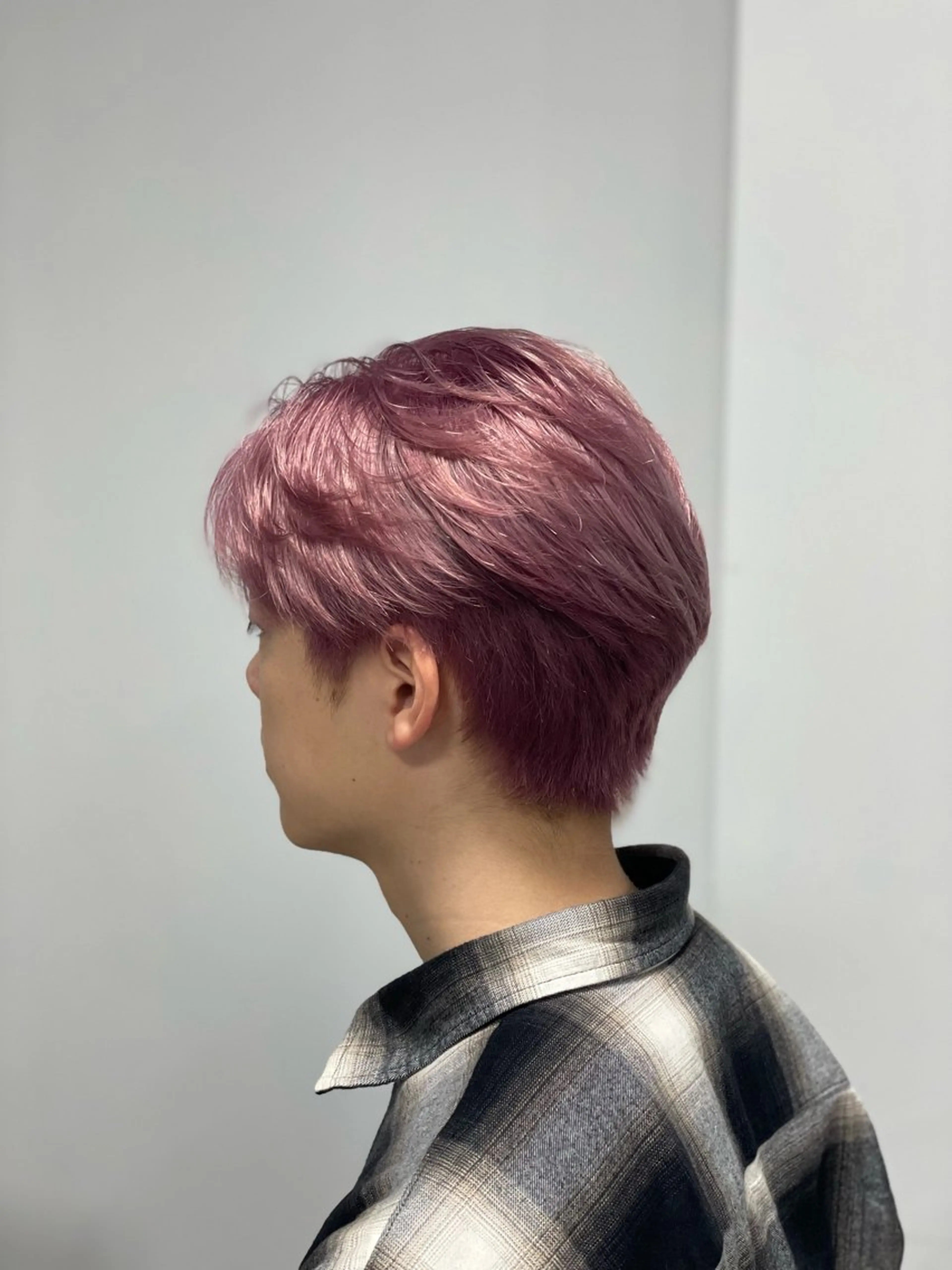 ショート カラー ベージュカラー ブリーチ 透明感カラー ピンクカラー ピンクベージュ ヘアカラー SYOMA/ 透明感カラー/艶髪のヘアスタイル