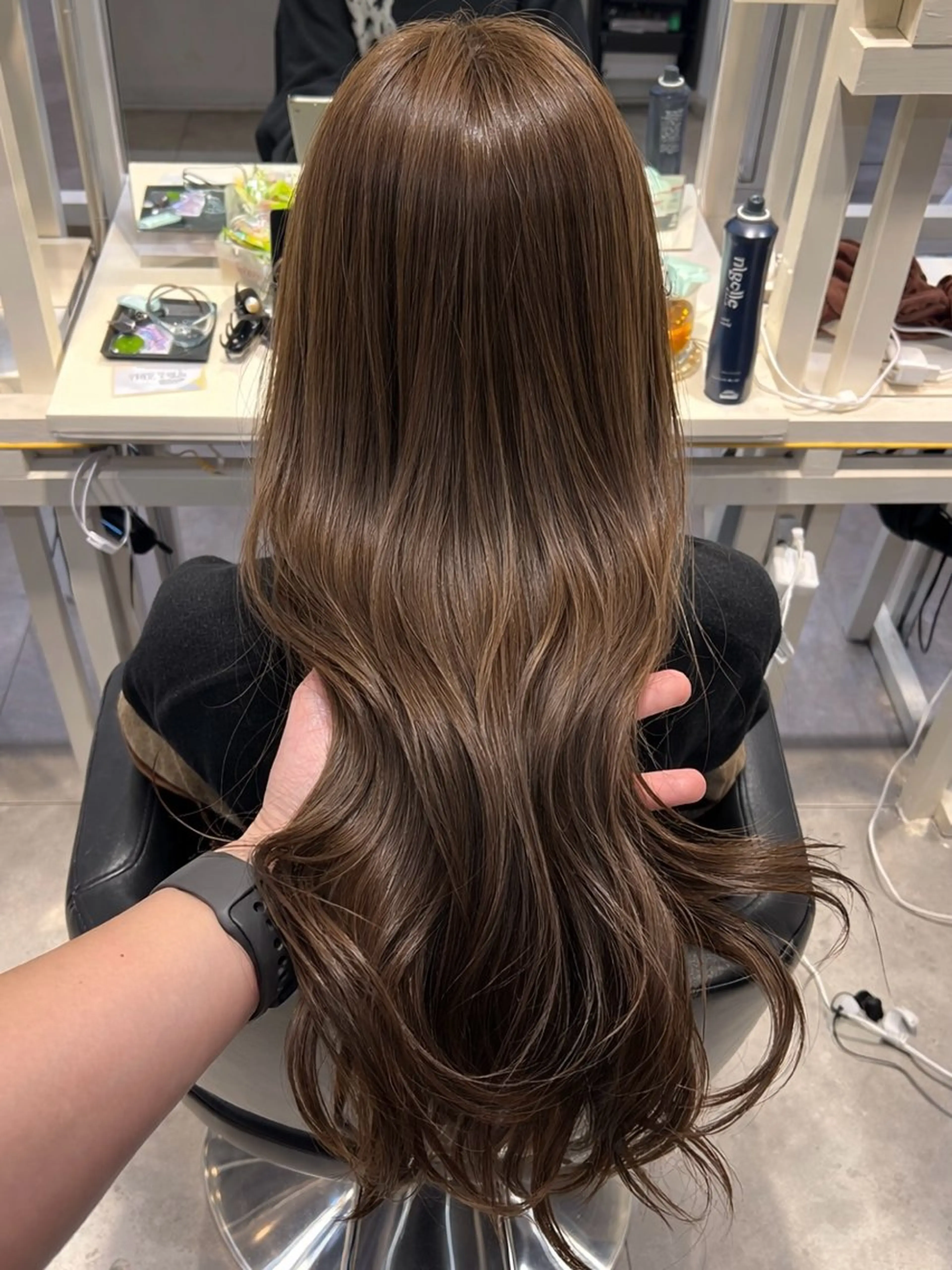 ロング カット ヘアカラー トリートメント 透明感カラー/恵比寿 /レイヤーカット大場のヘアスタイル