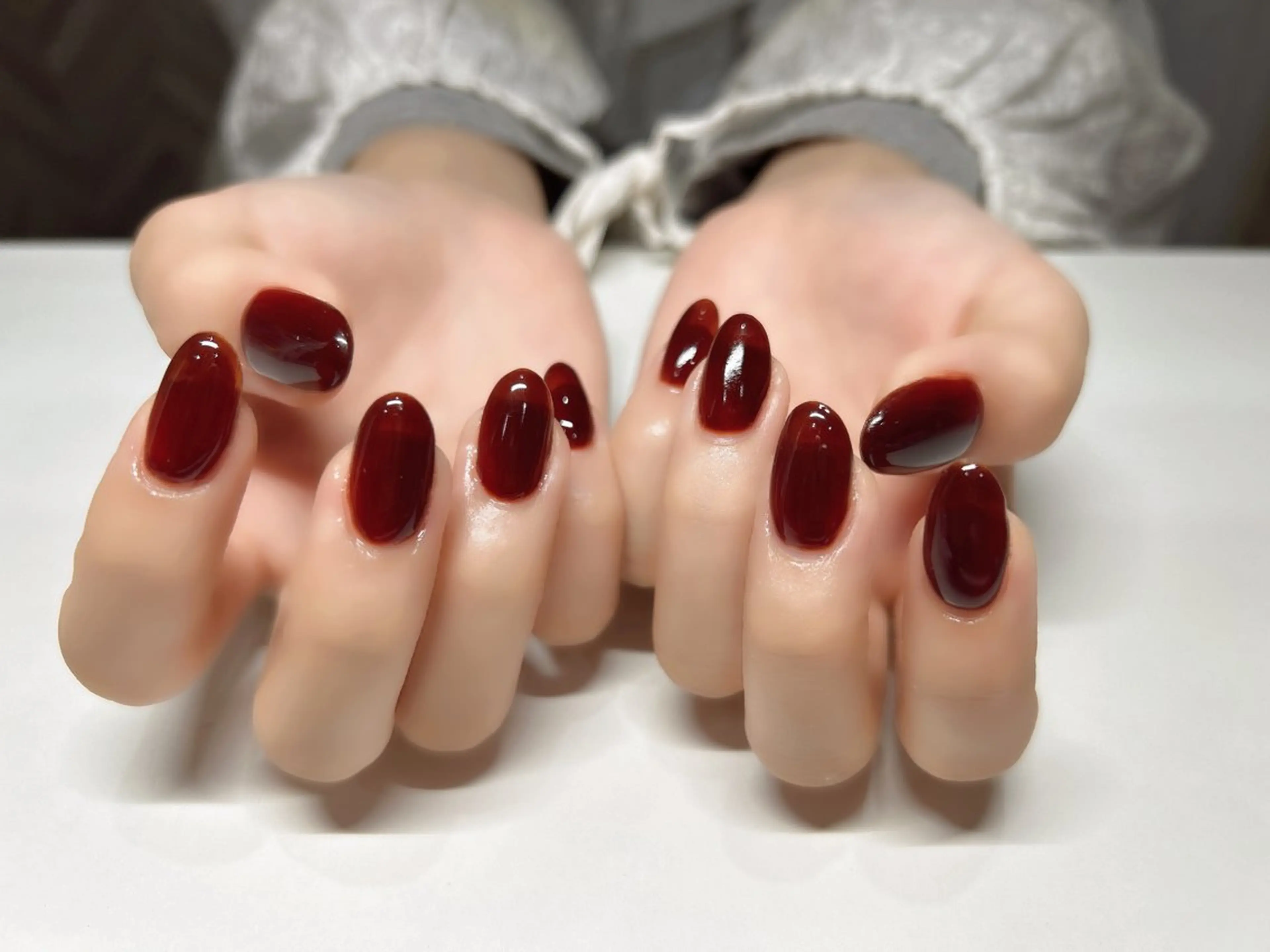 ネイル アートネイル フレンチネイル ジェルネイル グラデーション マグネットネイル ハンドネイル 加藤 洋美のネイルデザイン