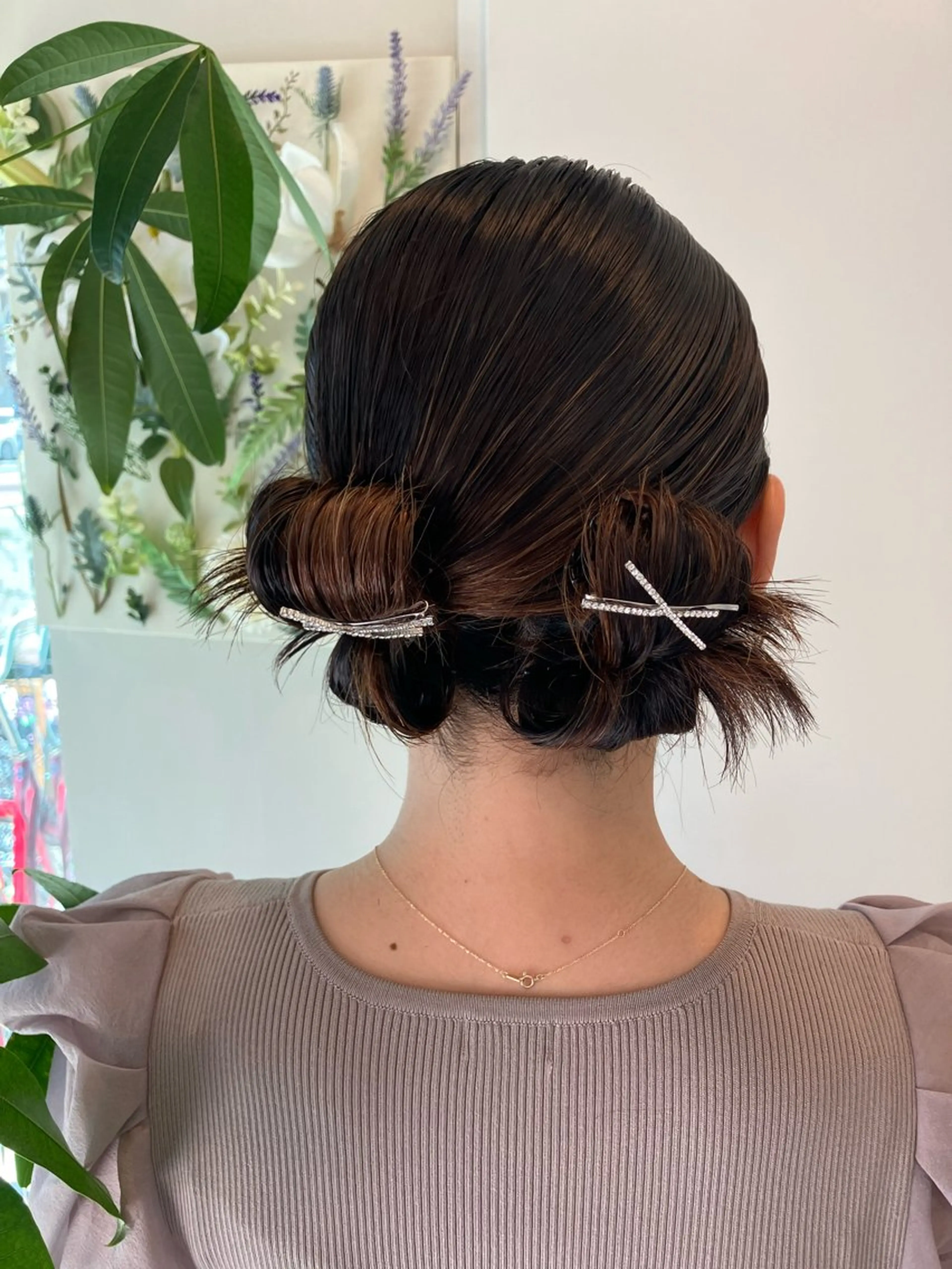 ヘアアレンジ ツインテール 結婚式・ブライダル Hair&Make Nahoのマツエク・マツパデザイン