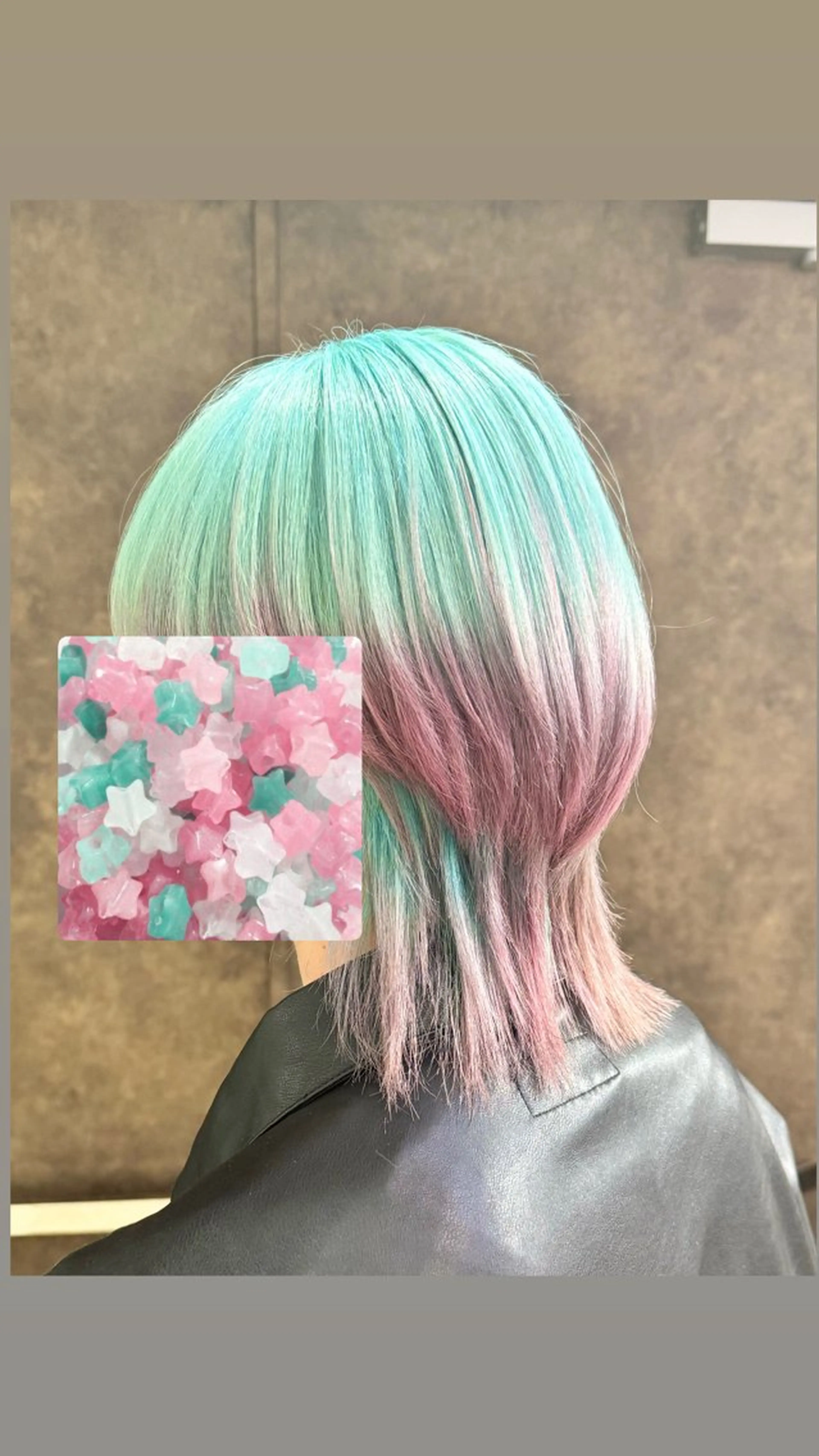 カラー ブリーチ ミント ピンクカラー ヘアカラー トリートメント 《ブリーチ/赤み消し /髪質改善》若松良樹のヘアスタイル