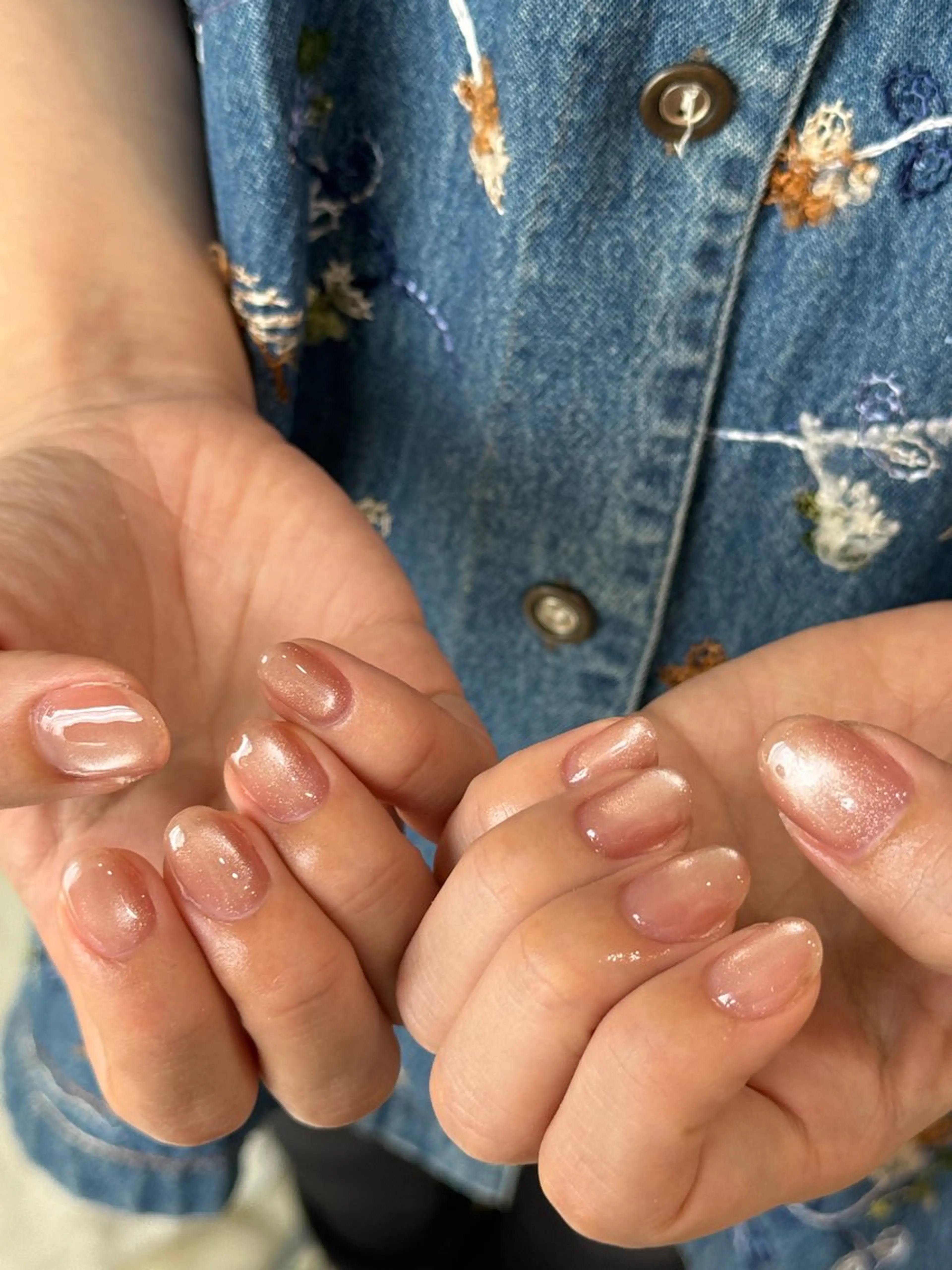 ネイル 氷ネイル・うるうるネイル マグネットネイル ハンドネイル ayaka naruのネイルデザイン