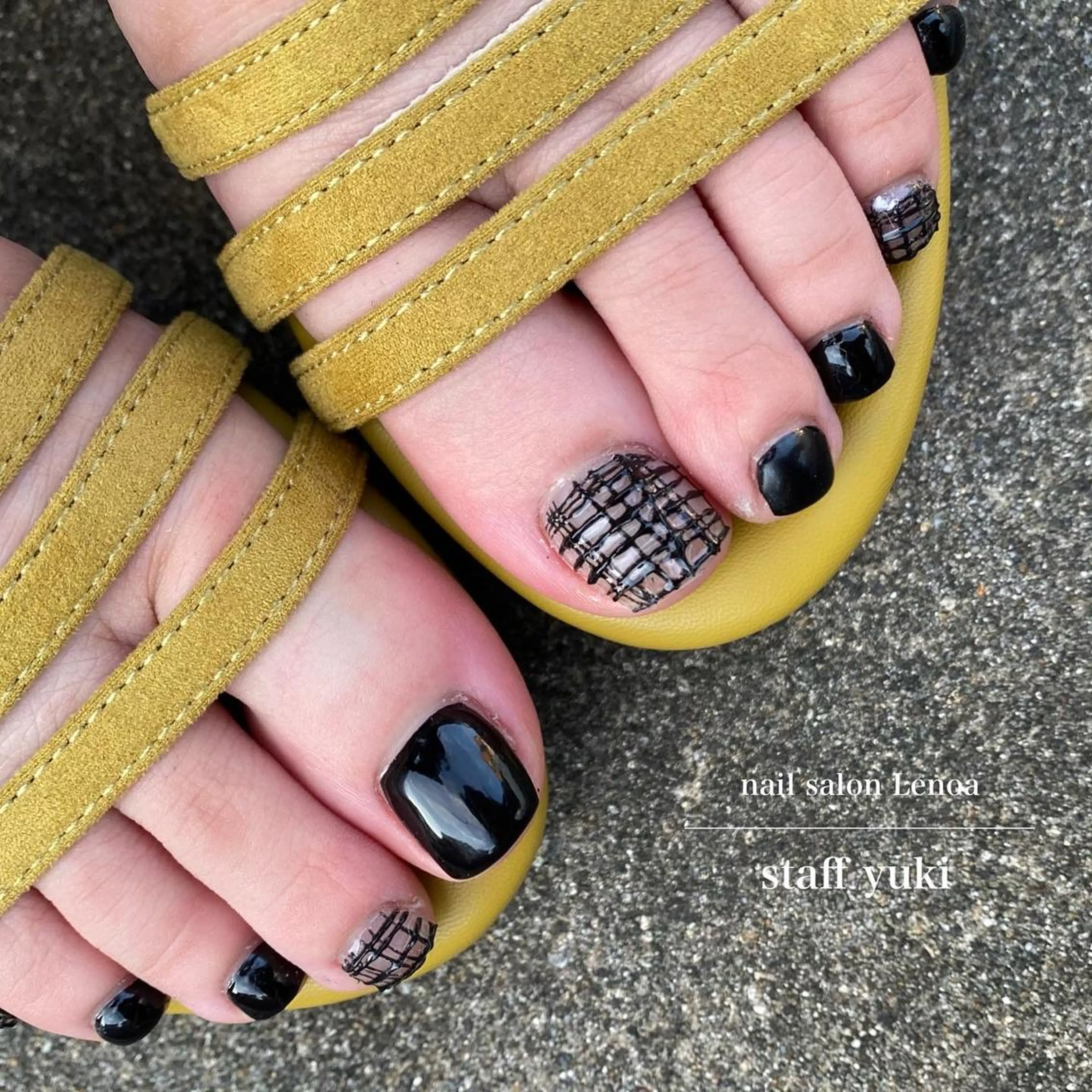 ネイル フットネイル Lenoa Yukiのネイルデザイン