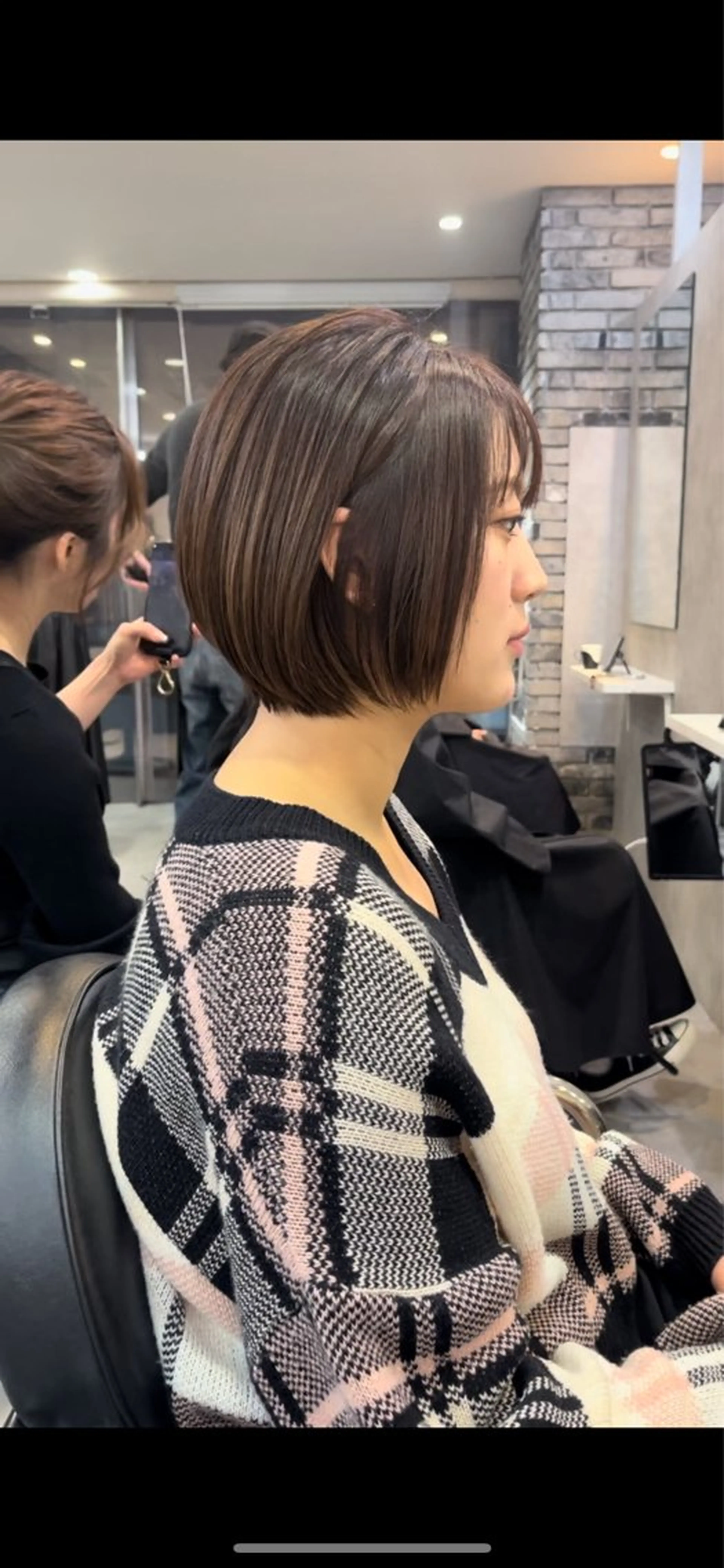 ショート 平尾/高宮/艶カラー /ハイライト/綜一郎のヘアスタイル