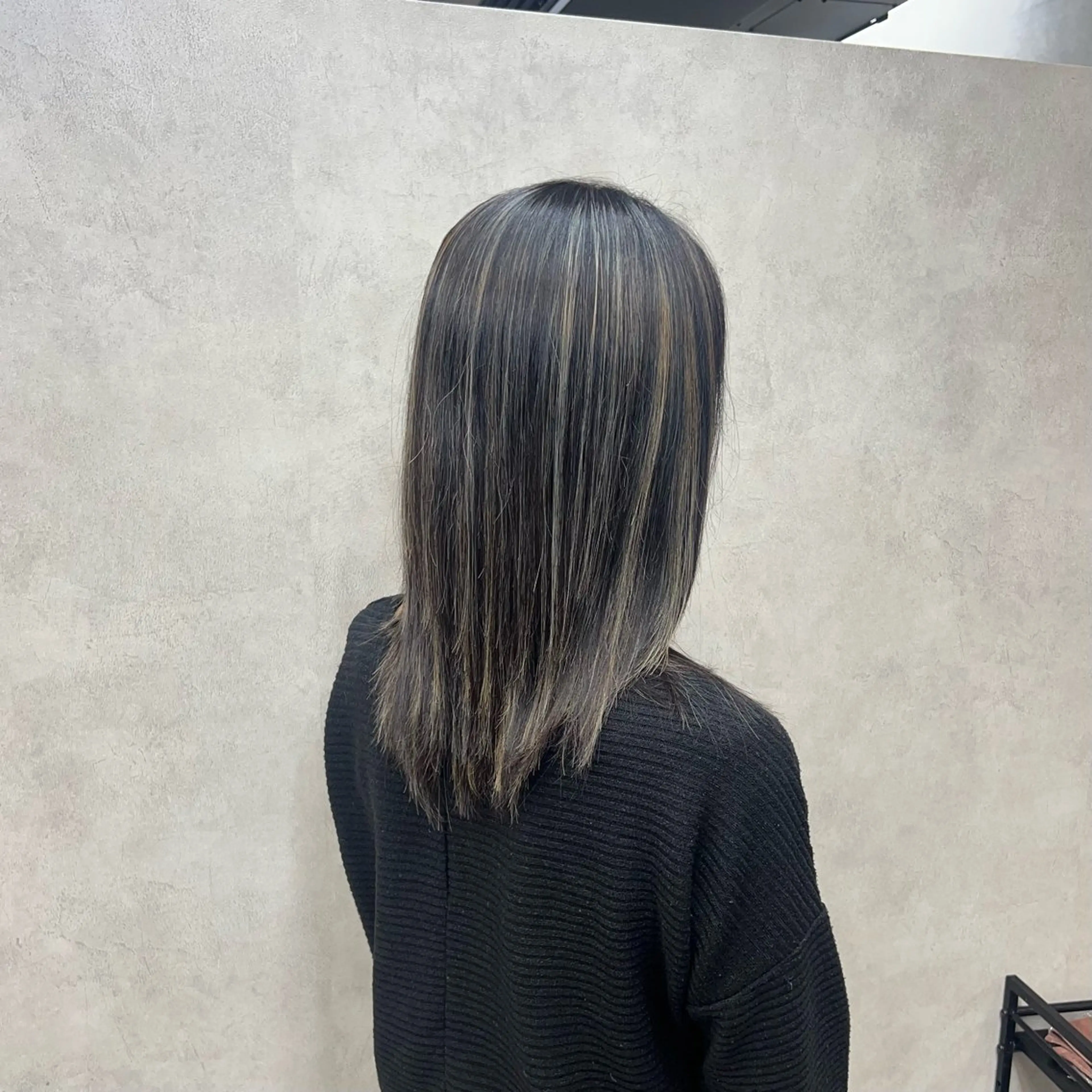 ミディアム カラー ヘアカラー 渡来 美都のヘアスタイル