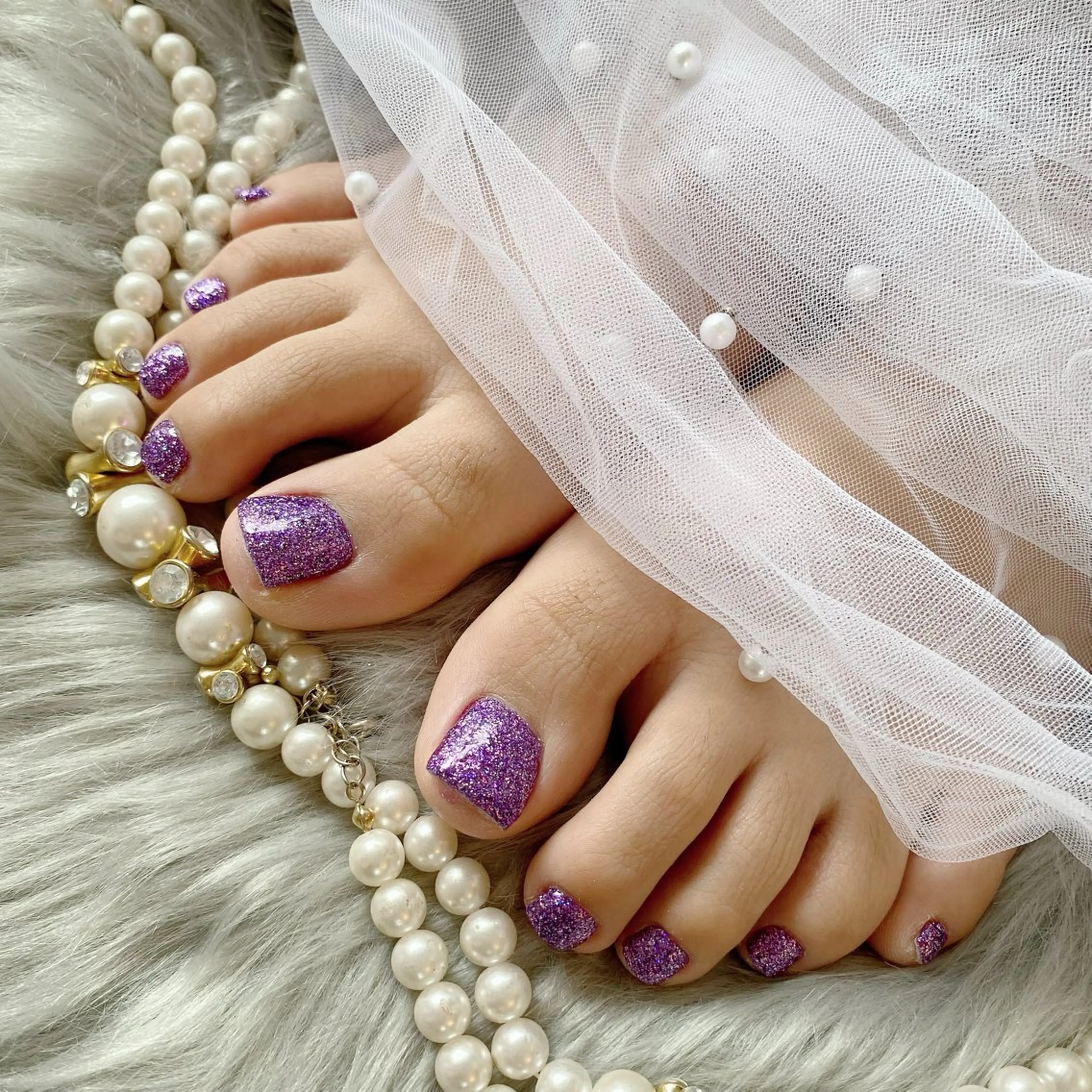 【オフあり】フットワンカラーorラメグラ💖の写真