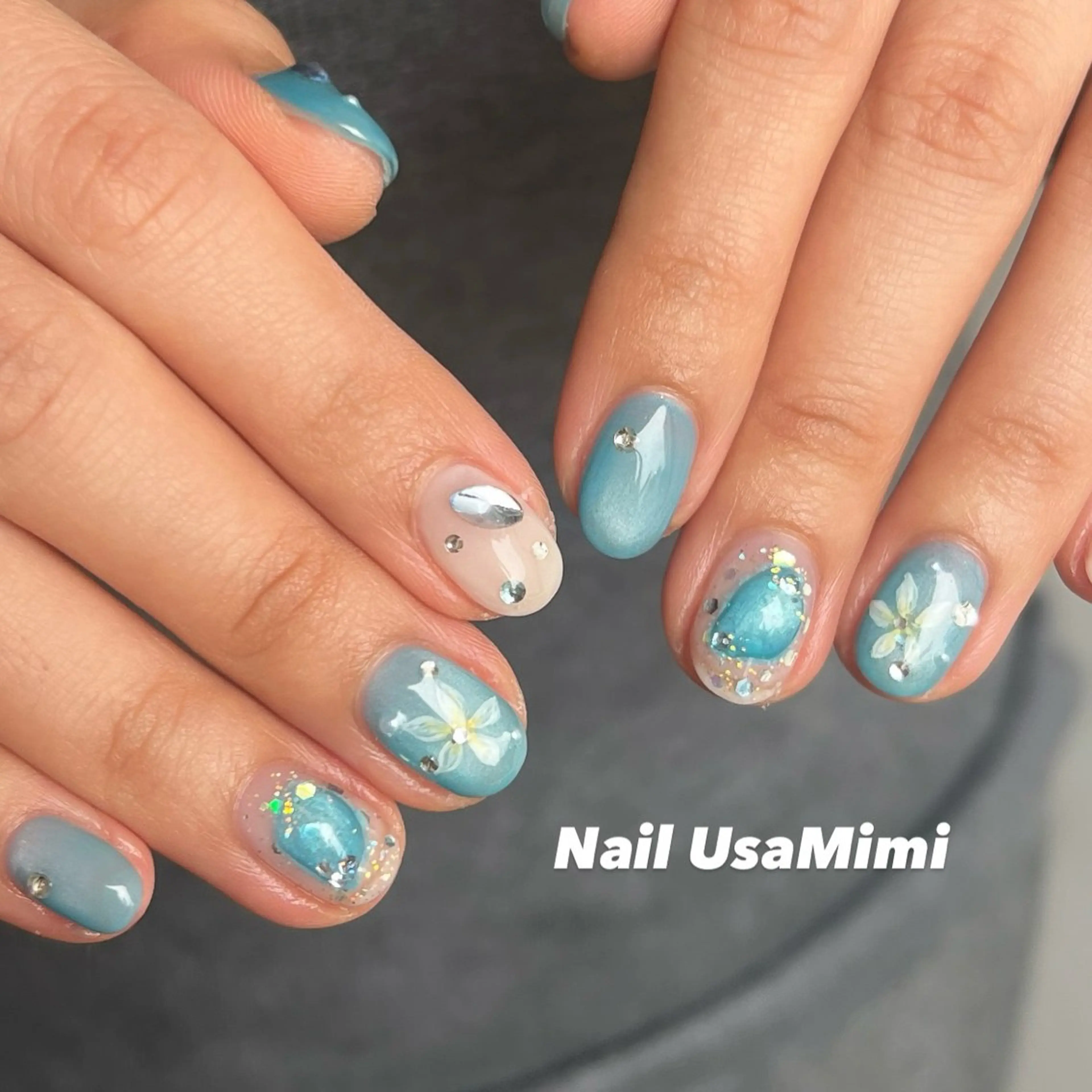 ネイル ハンドネイル 本町NailUsa Mimi RIKOのネイルデザイン