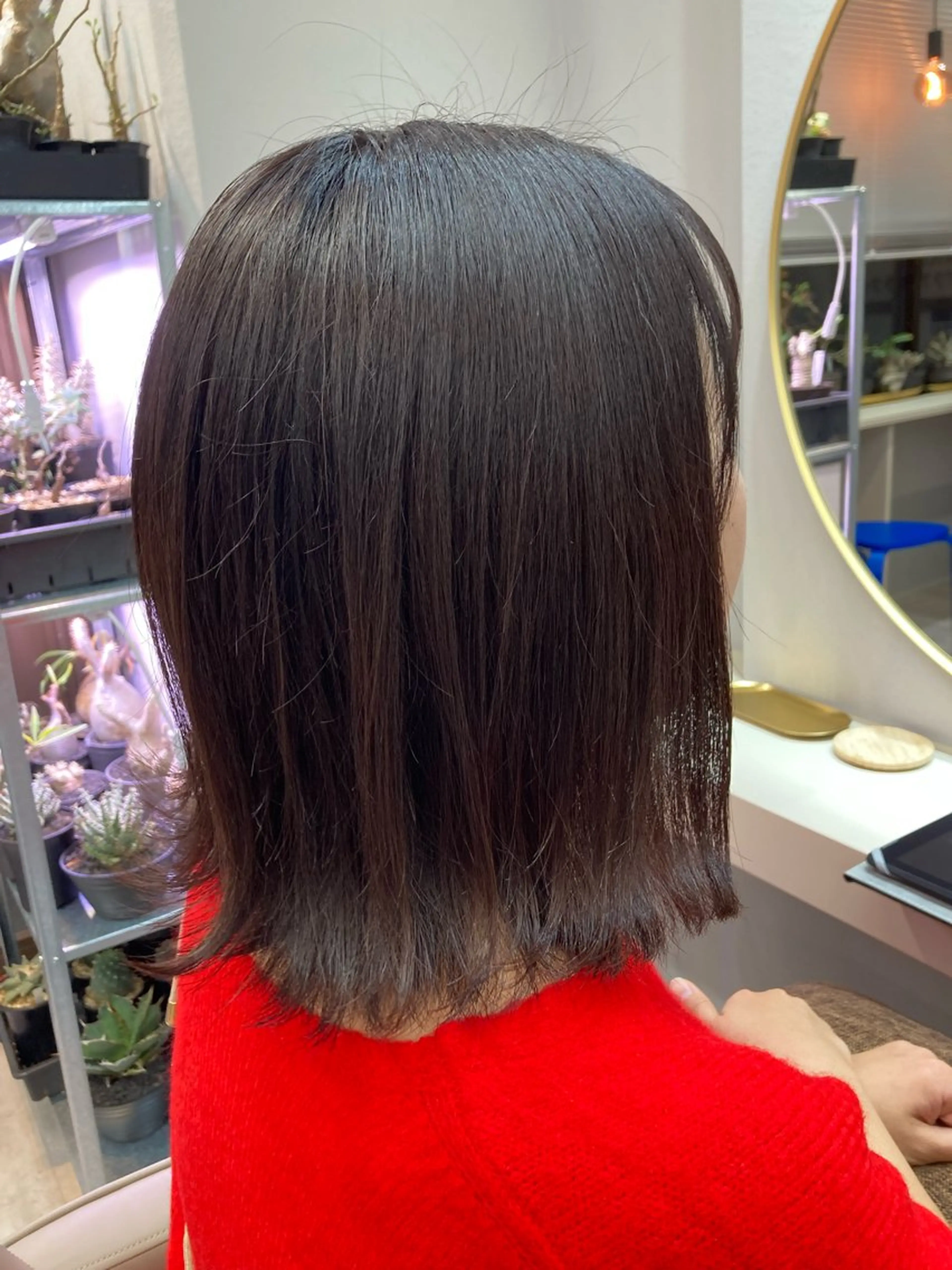 ミディアム カット ヘアカラー 池田 太一のヘアスタイル