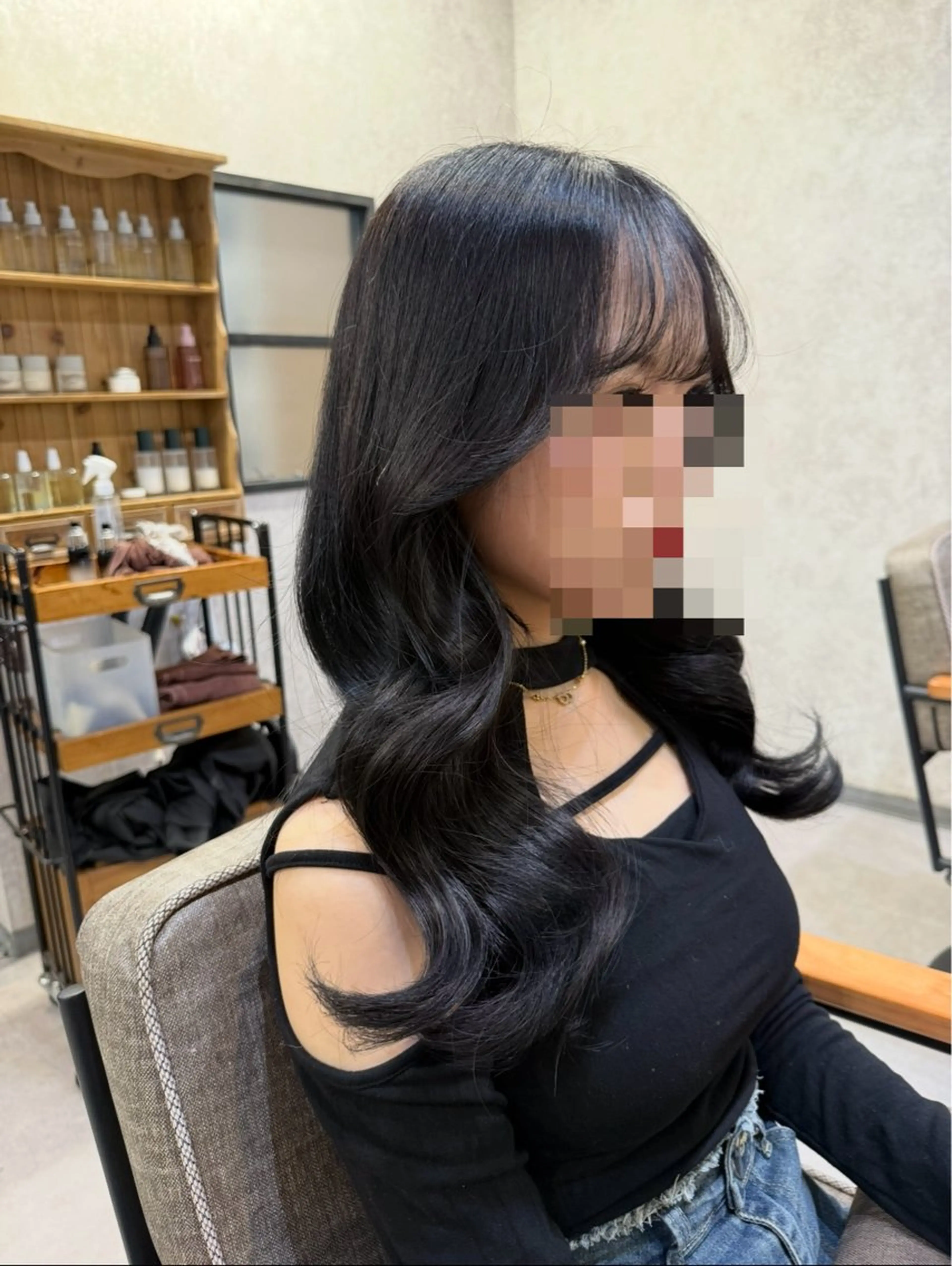 ロング ヘアカラー トリートメント 髪質改善/縮毛矯正 /メンズ/佐澤りょうのヘアスタイル