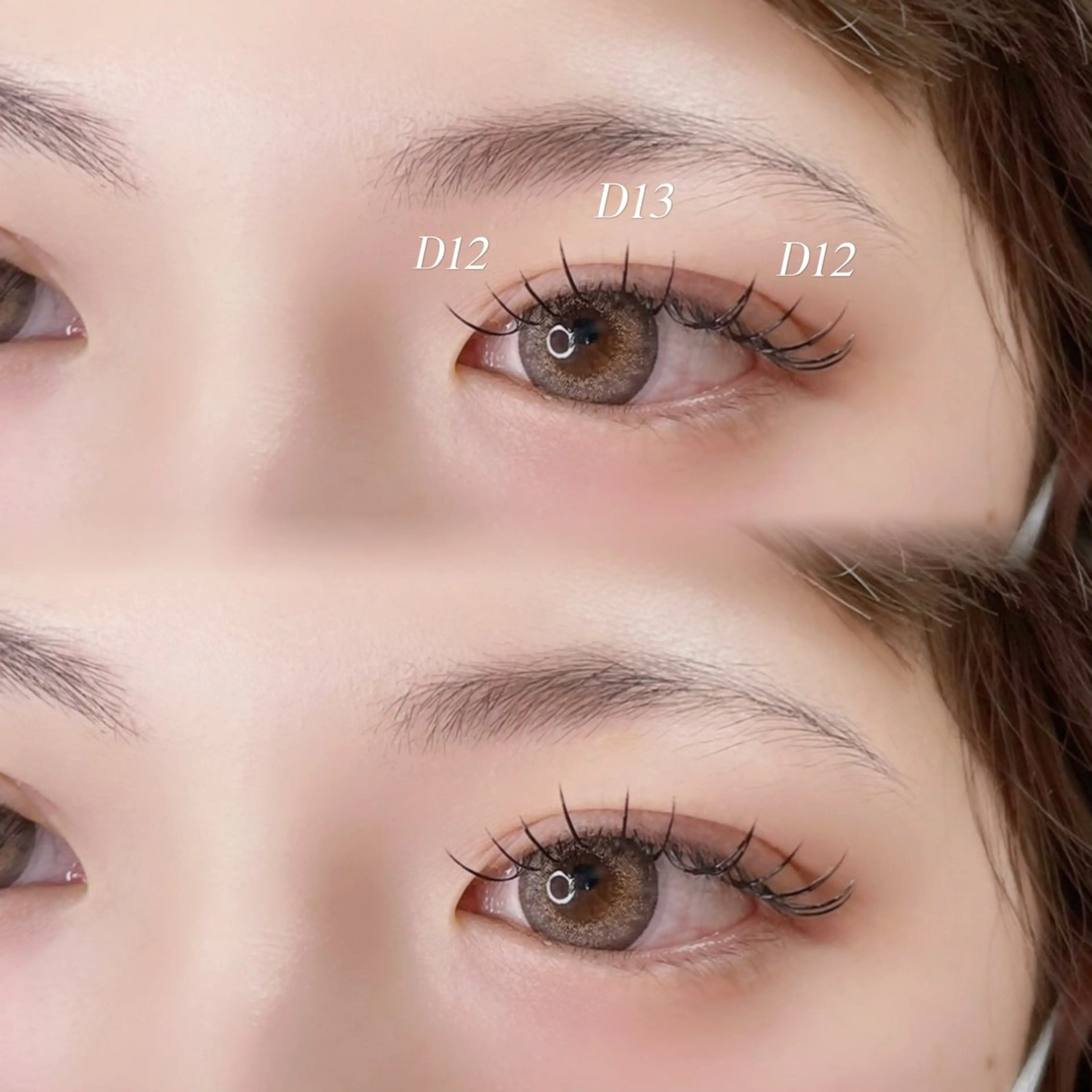 マツエク・マツパ 束感まつ毛 フラットラッシュ 新越谷eyelash Sayaのマツエク・マツパデザイン