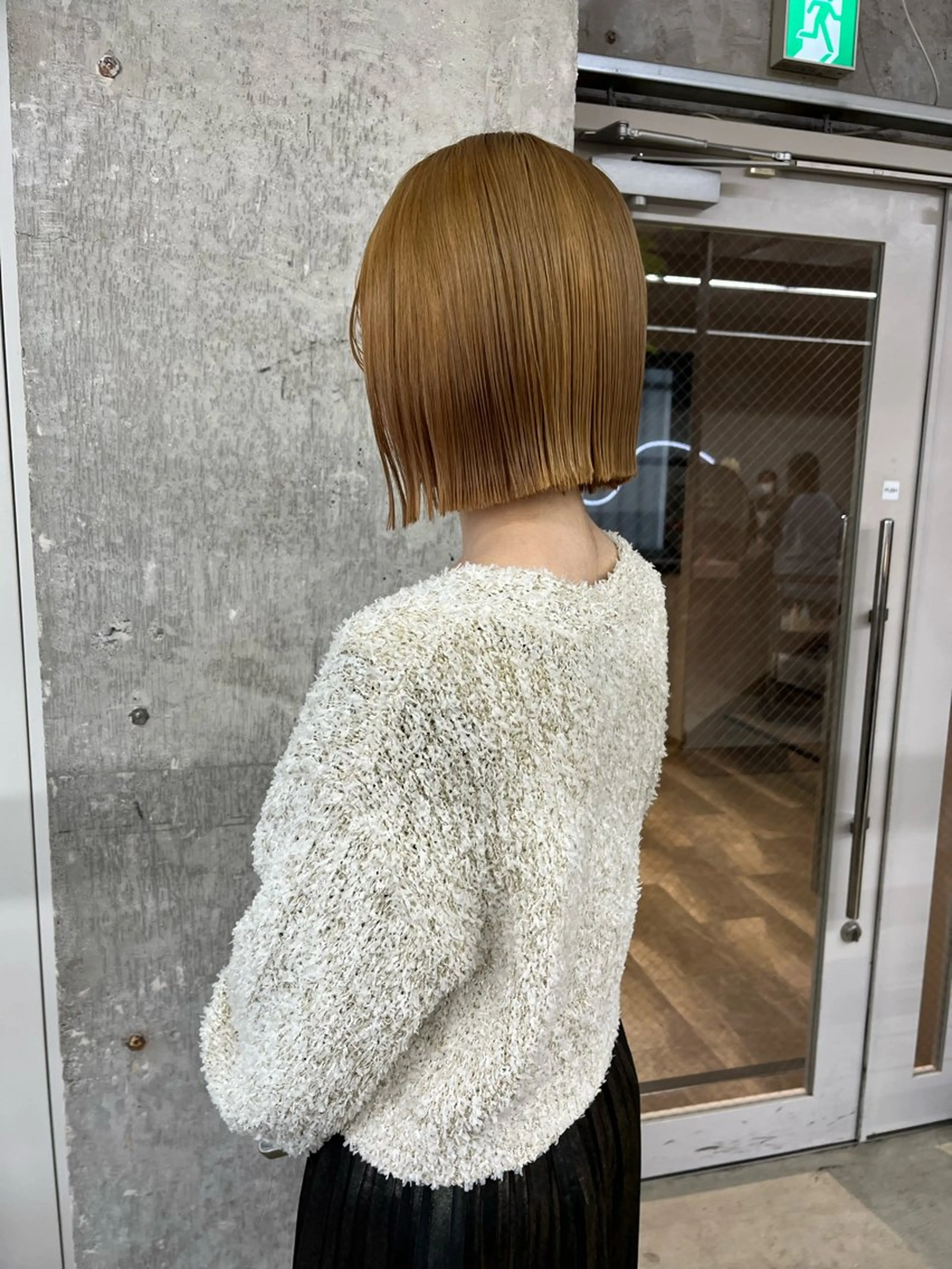 ミディアム カラー ハイトーンカラー ボブ 小木曽智美 /ボブ/ショートのヘアスタイル