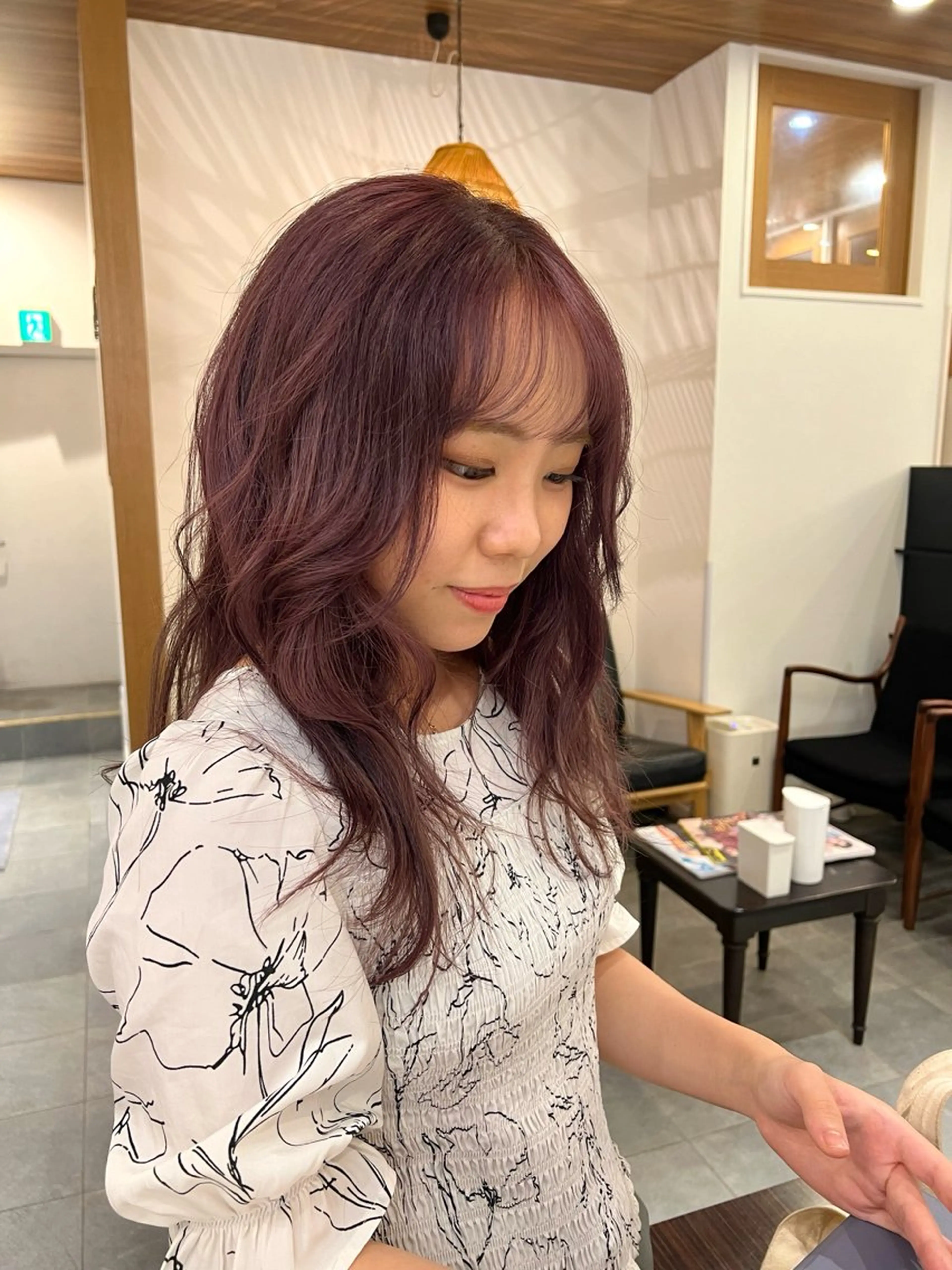 ロング カラー 岸田 佳祐のヘアスタイル