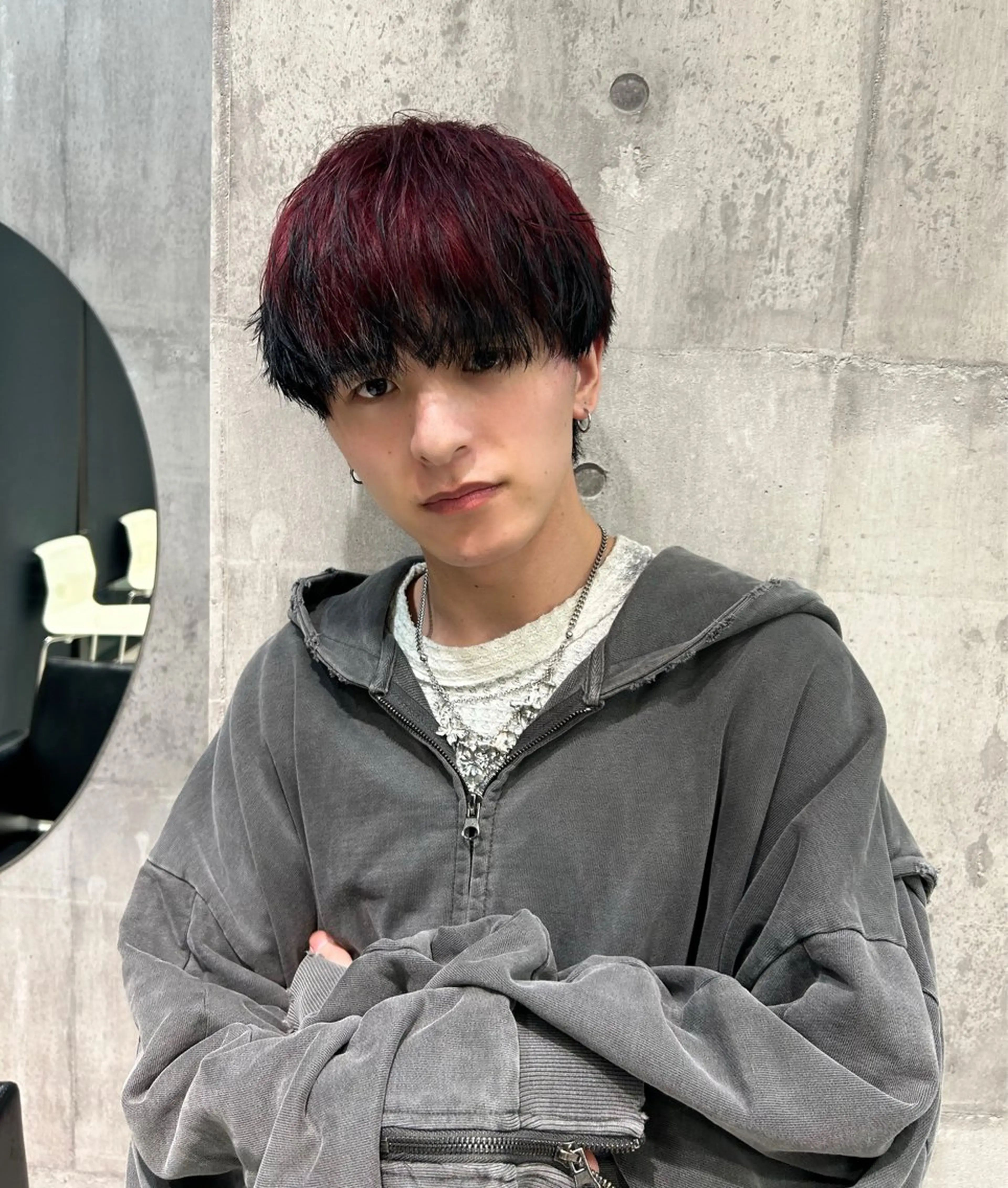 メンズ 【色落ちまで可愛い】 mao🐩💜のヘアスタイル