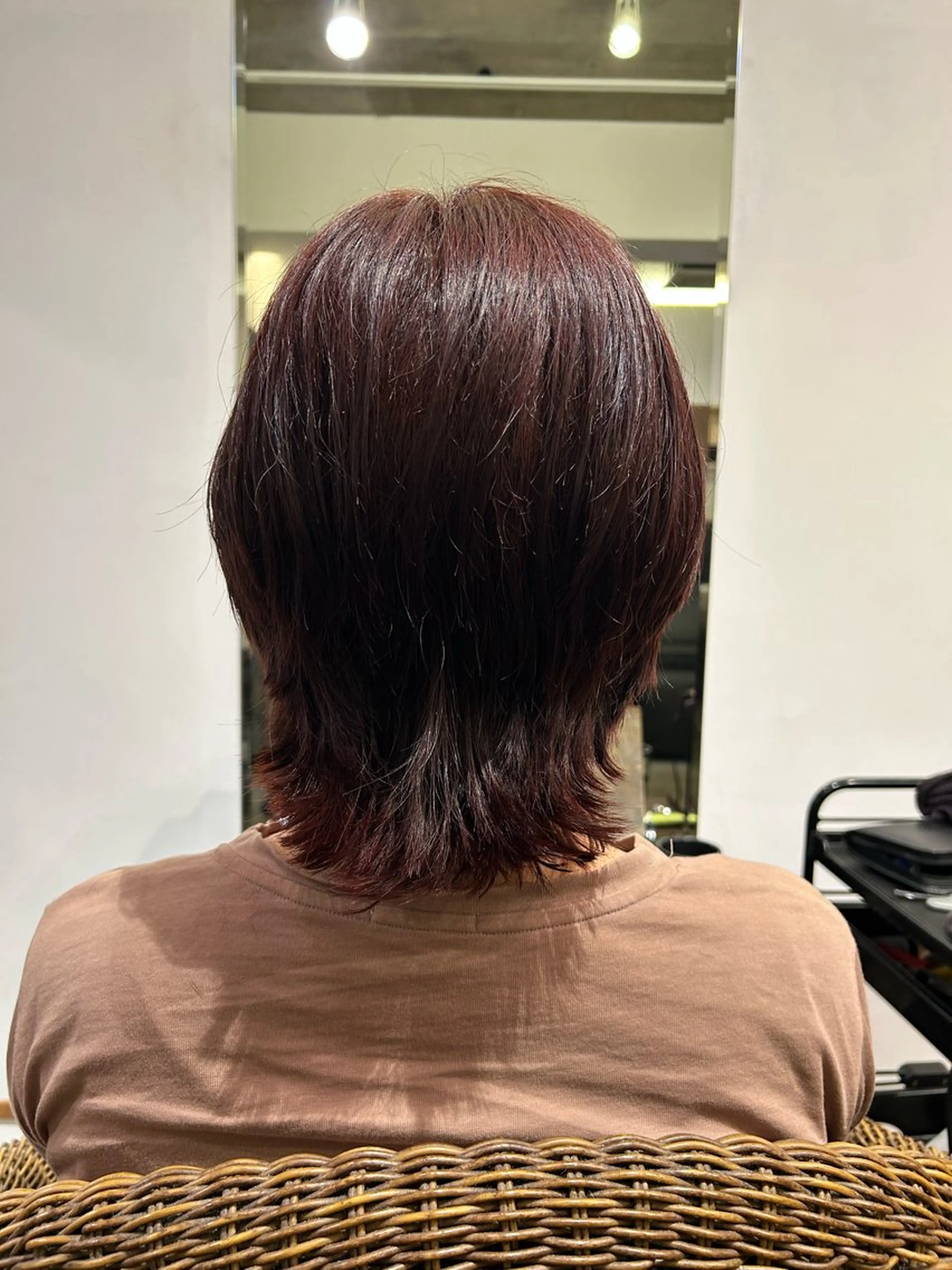 ミディアム 田辺 優志のヘアスタイル