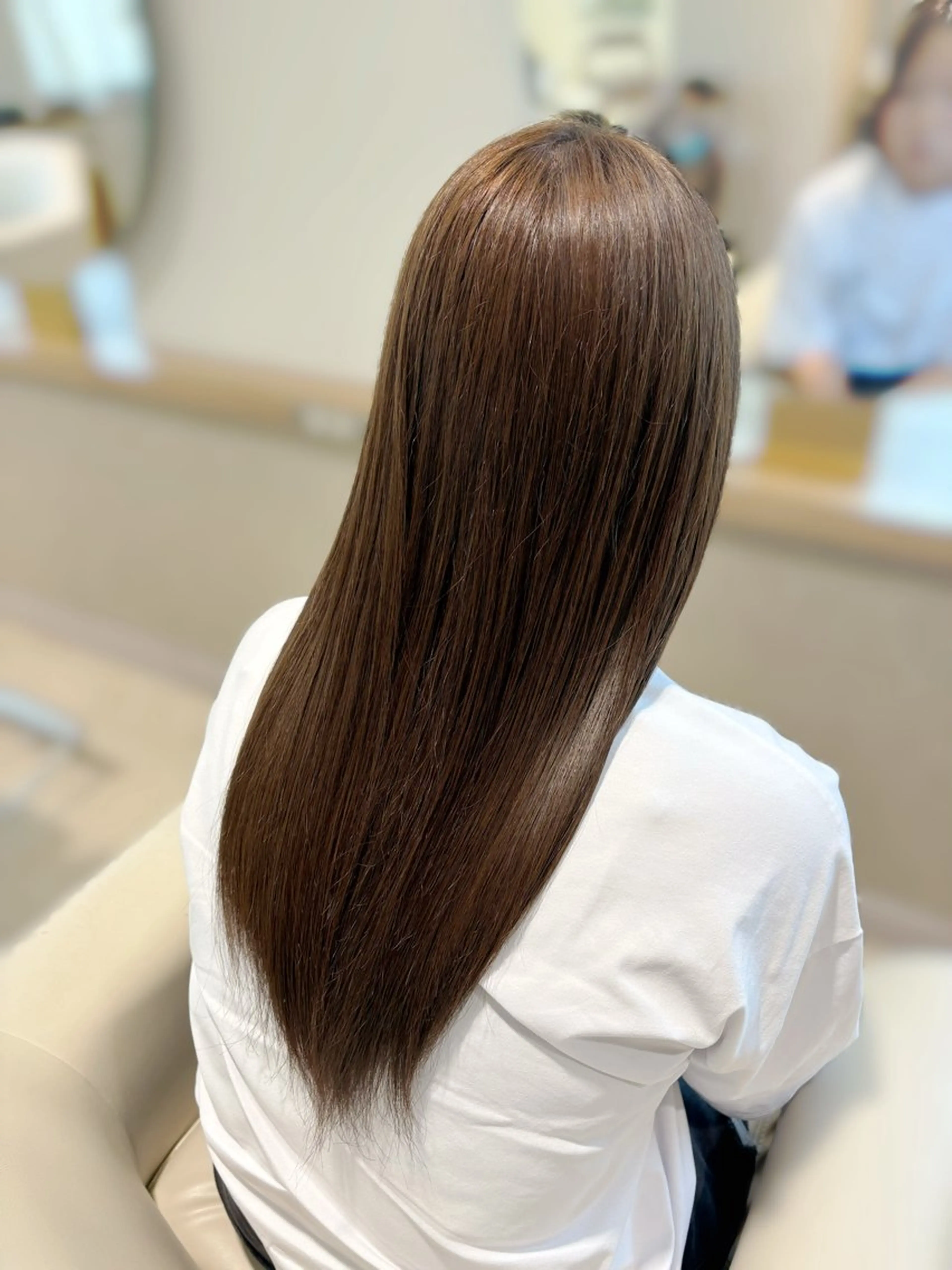 ロング カラー ブラウンカラー キャラメルブラウン ヘアカラー トリートメント 大宮/髪質改善/ yuzuki🌙のヘアスタイル