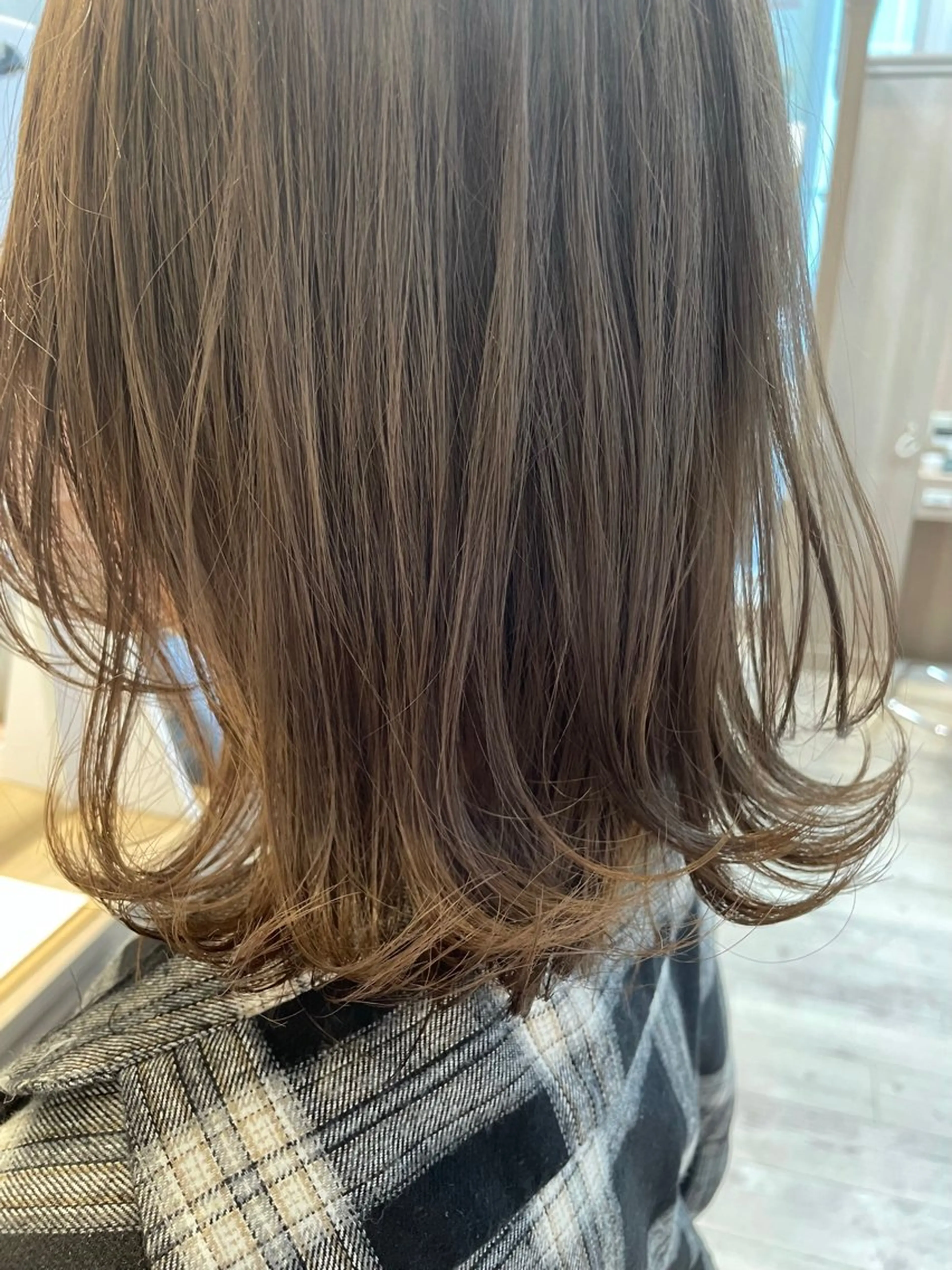 ミディアム カラー ヘアカラー トリートメント sunny side 大名　りょう👸🏼のヘアスタイル