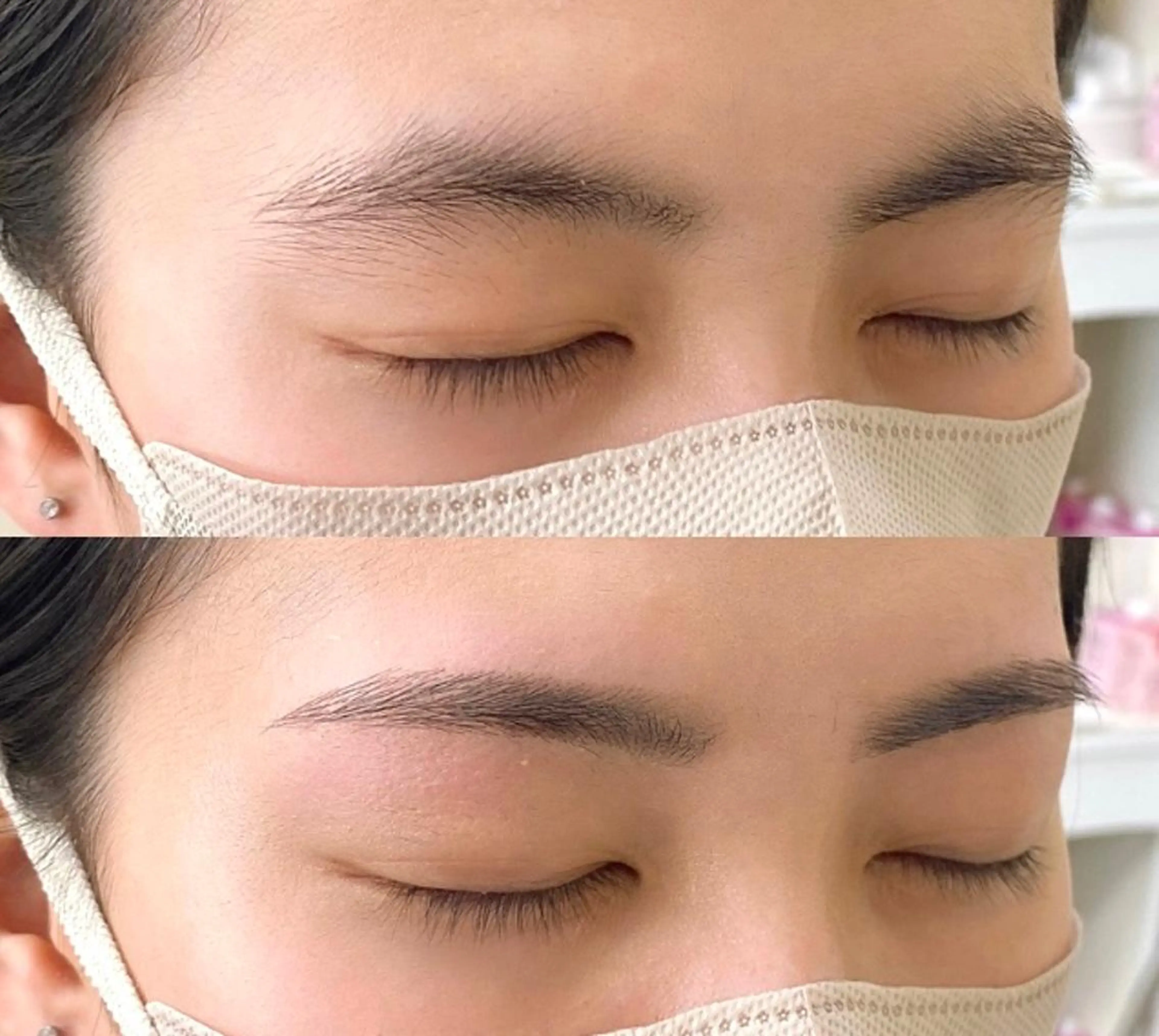 《期間限定モニター価格》垢抜けアイブロウWAX脱毛（メイクレッスン付き）の写真