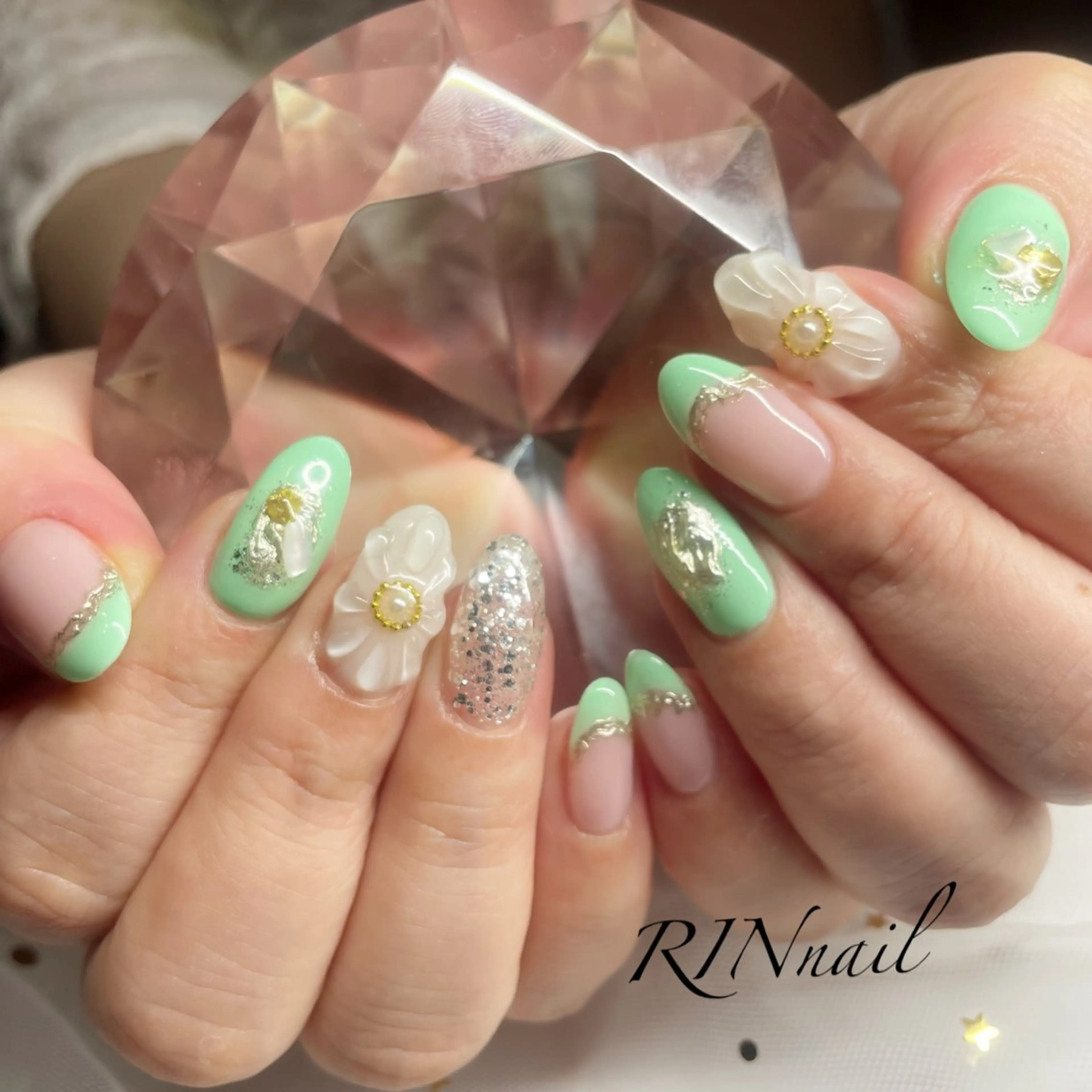 ネイル ハンドネイル ハンドケア RIN HOMEnailのネイルデザイン