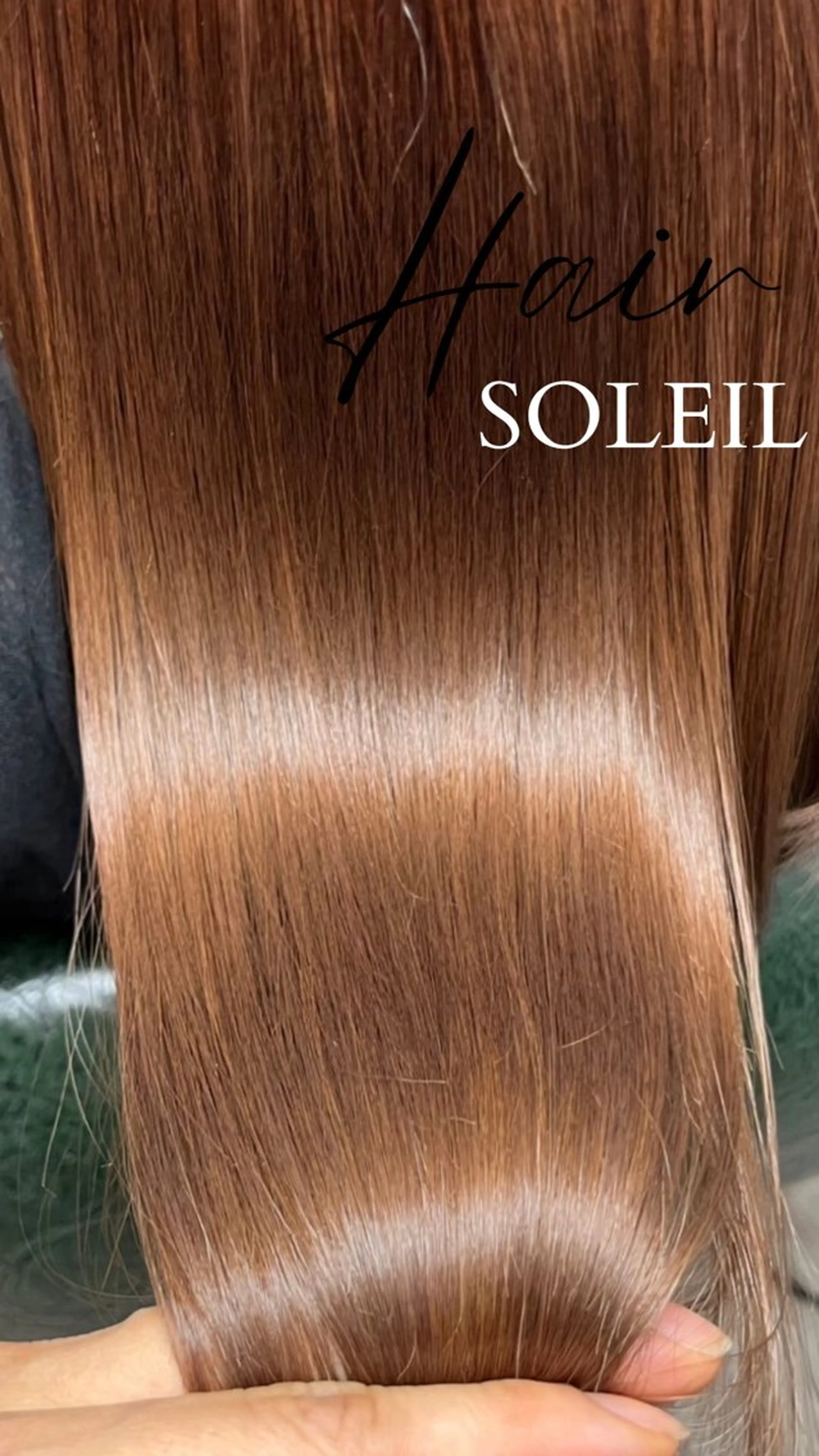 ロング カット 縮毛矯正 トリートメント ❤︎大人シック ベージュrihoのヘアスタイル