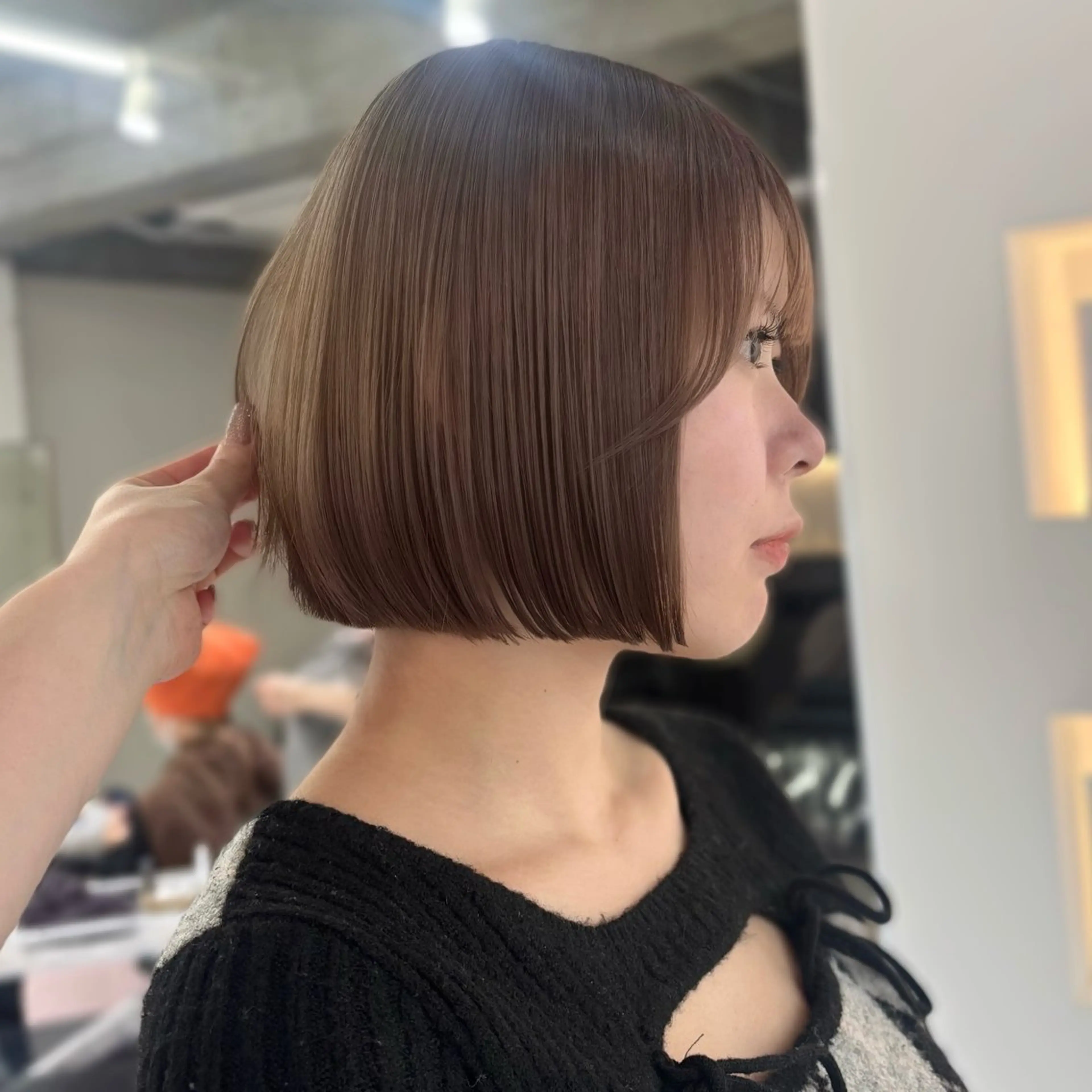 カラー ブリーチ 服部 沙弥佳のヘアスタイル