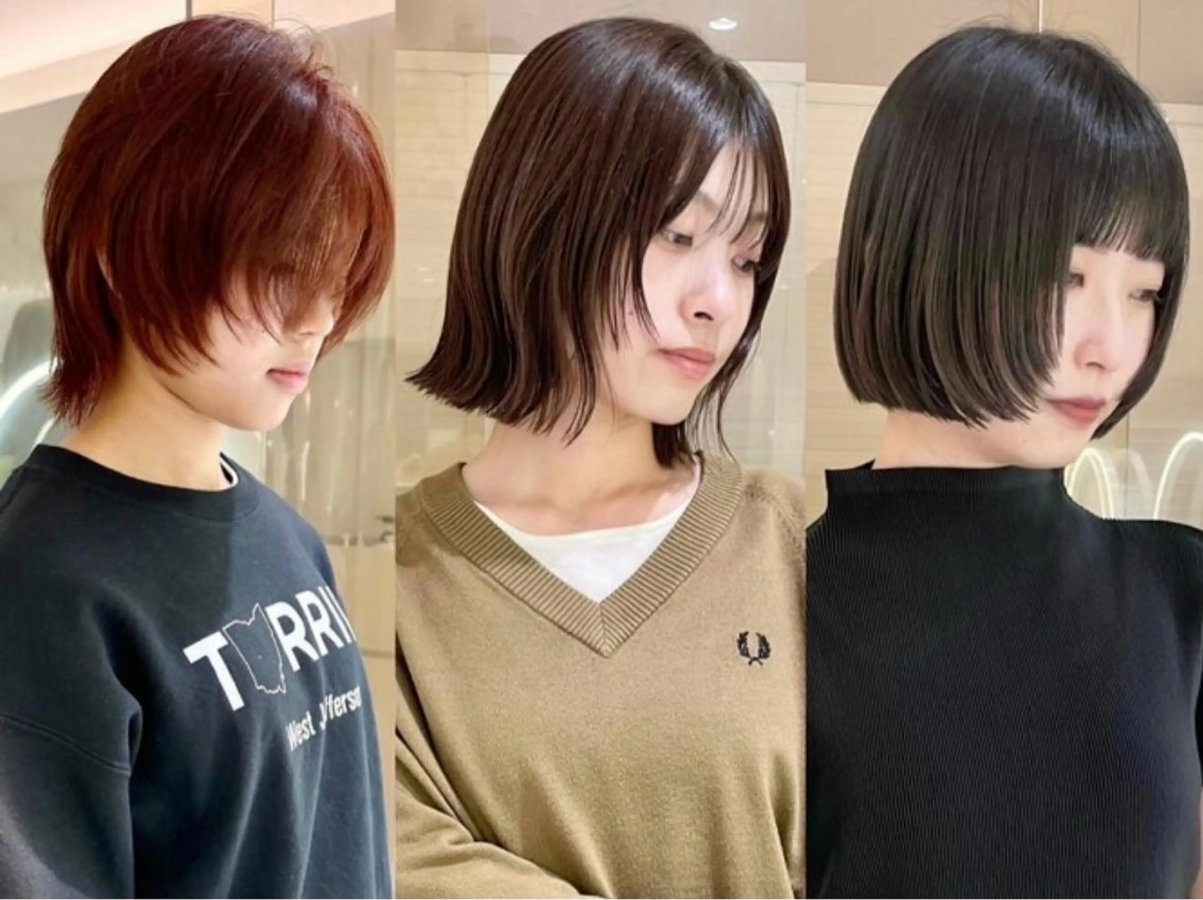 カラー 重村 実瞳のヘアスタイル