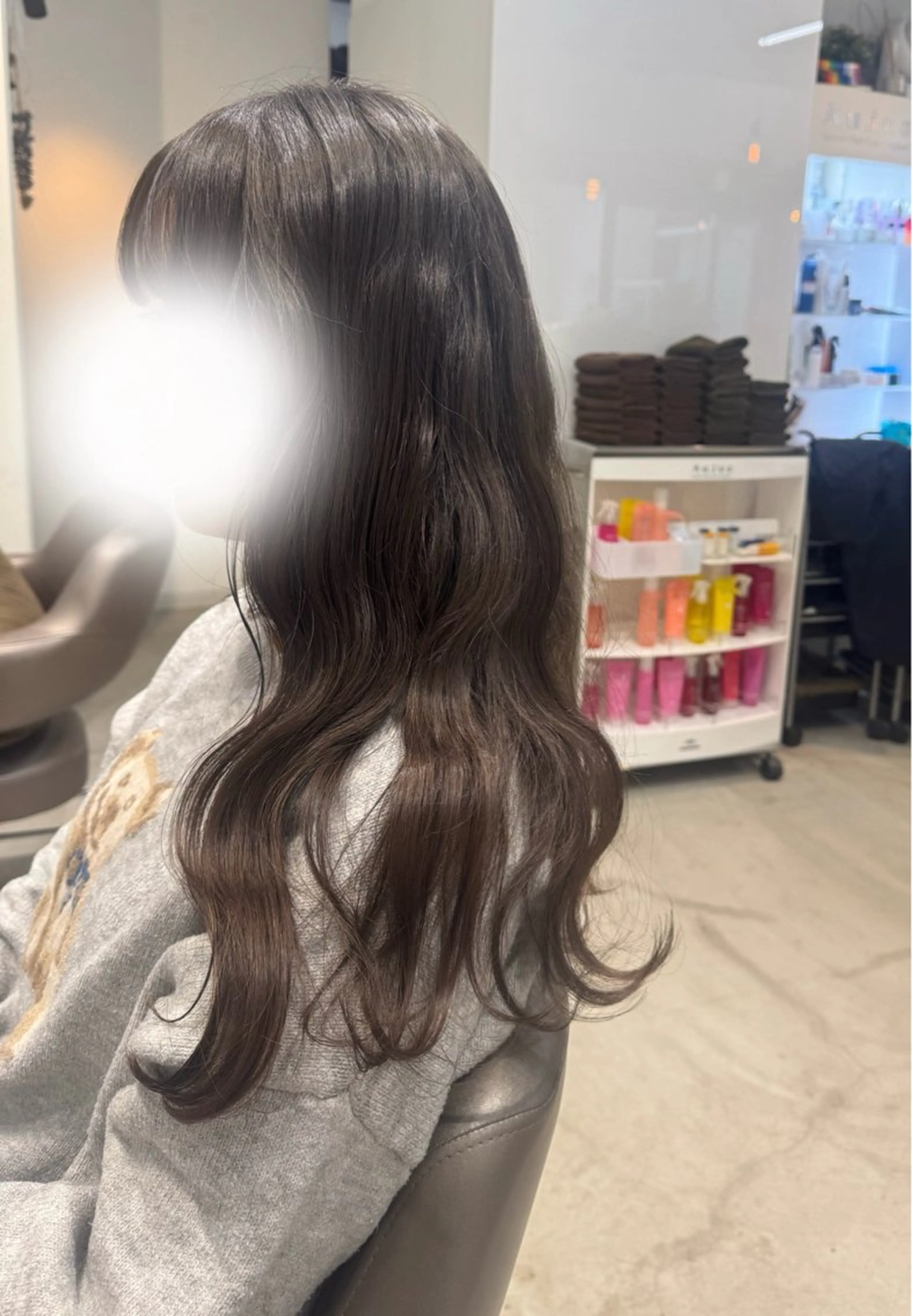 ロング レイヤーカット ロング HAIR LOUNGE Run Ways所属・Shiho 🦋 /透明感カラーのヘアスタイル