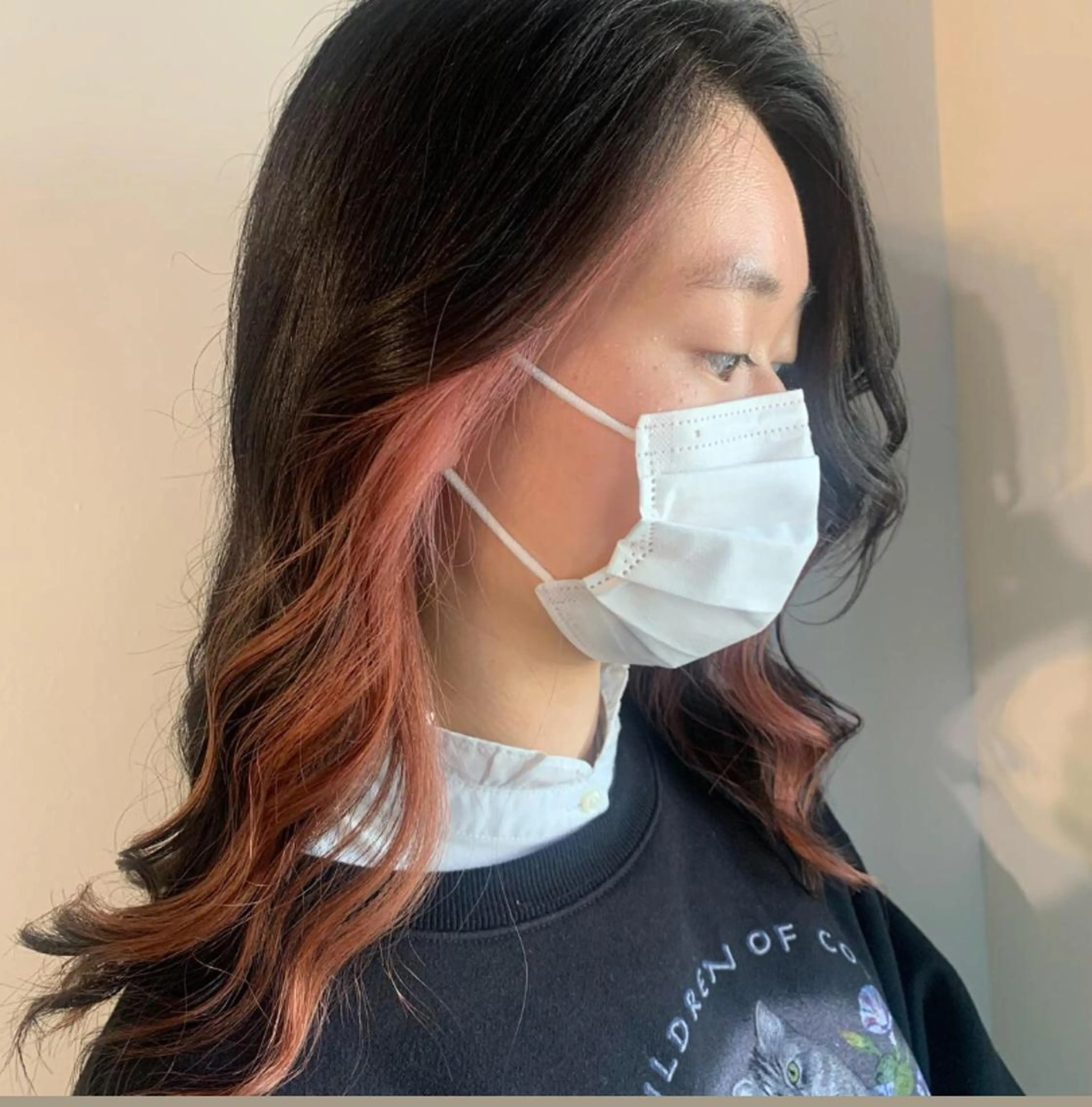 セミロング カラー セミロングパーマ バレイヤージュ ブリーチ ケアブリーチ ダブルカラー カット ヘアカラー トリートメント Luana / 公式 / 大通のヘアスタイル