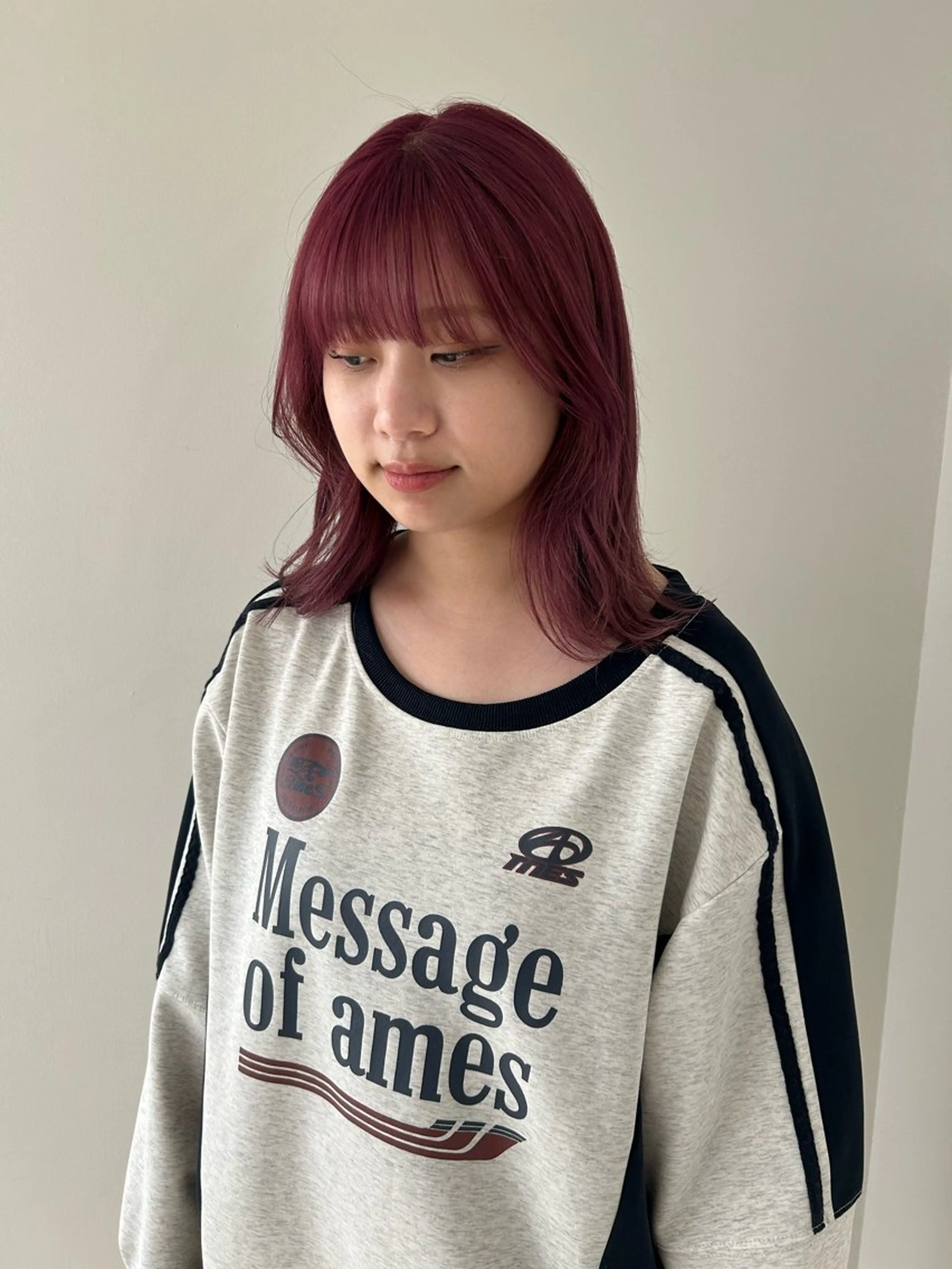 セミロング カラー ヘアカラー トリートメント ケアパーマ/ケアブリ ーチdaisukeのヘアスタイル