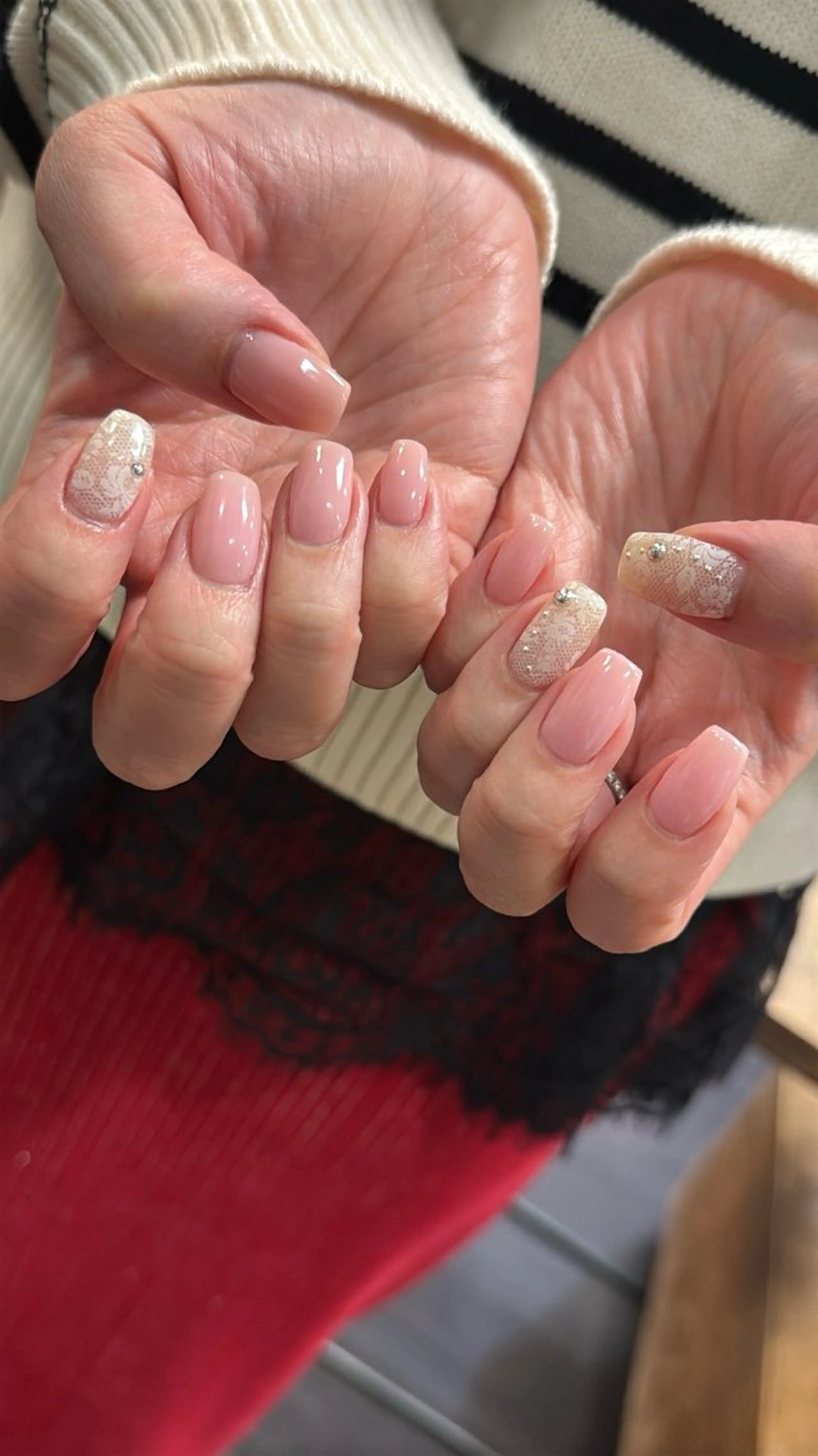 ネイル フラッシュネイル フラッシュマグ フットネイル フレンチネイル 韓国ネイル ハンドネイル SAKU nail 作島茜のネイルデザイン