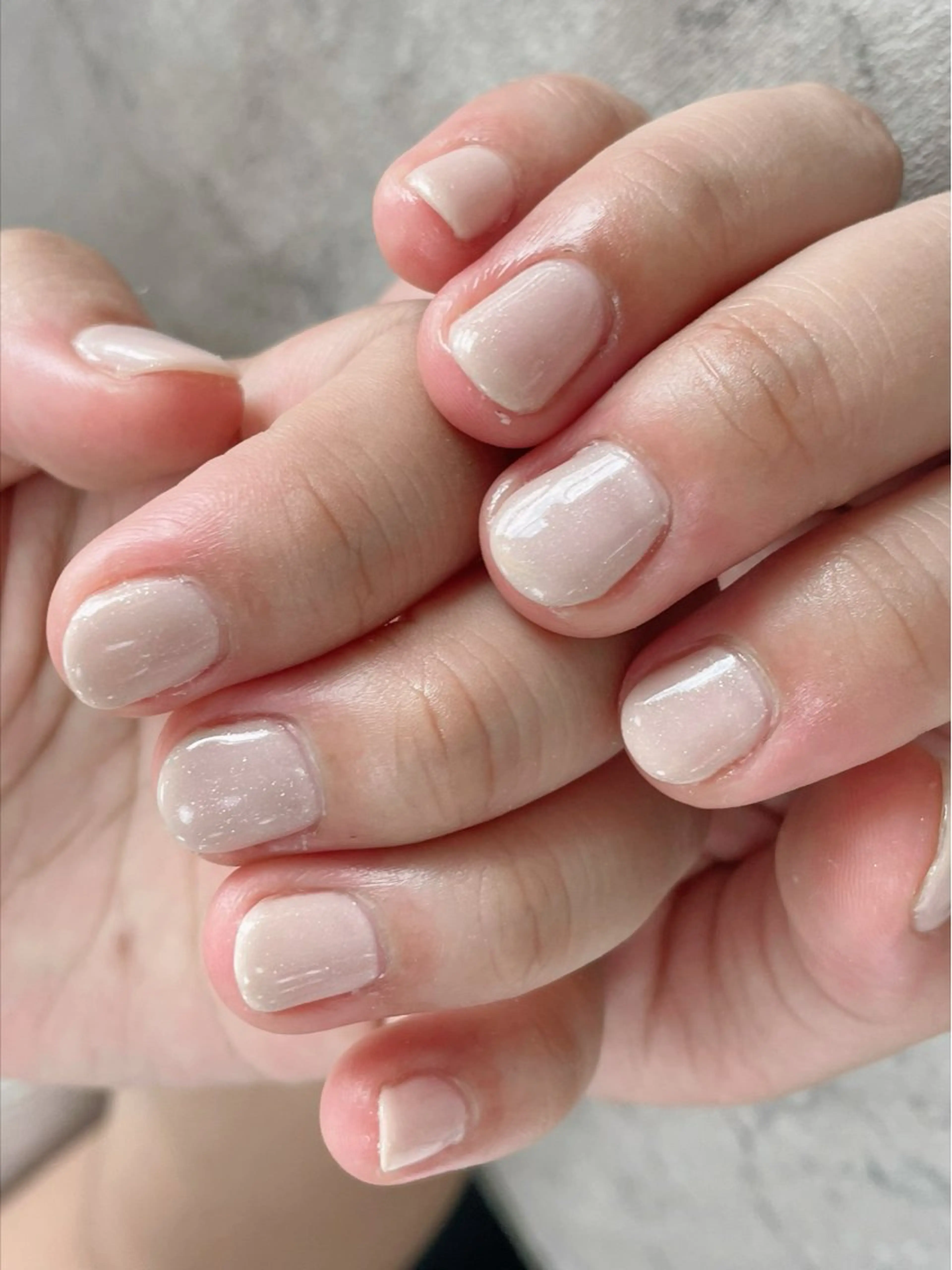 ネイル ワンカラーネイル シンプルネイル clear yayoiのネイルデザイン