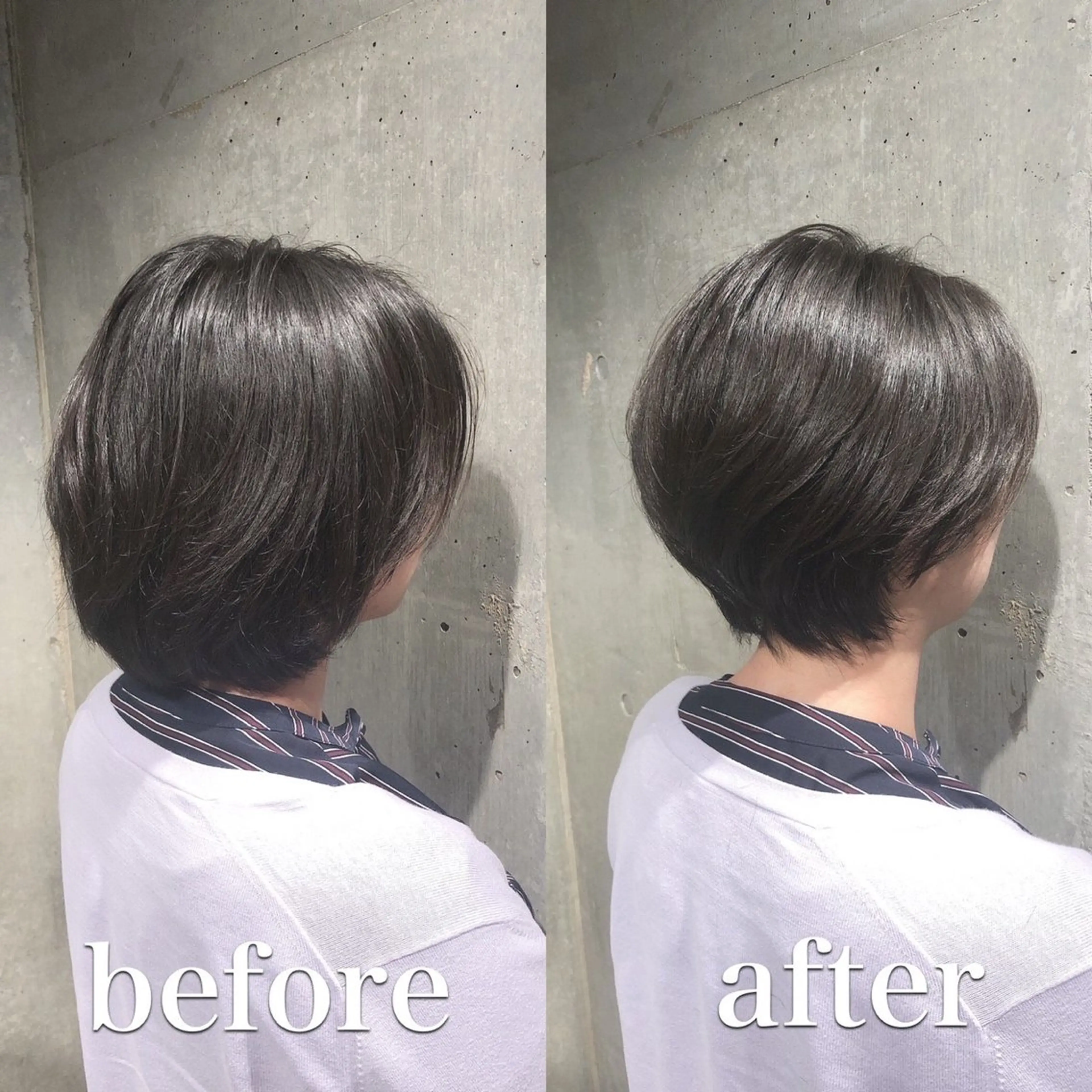ショート 丸みショート ショートヘア ENORE 青山店所属・🫧縮毛矯正専門店/ 髪質改善プロ直輝🫧のヘアスタイル