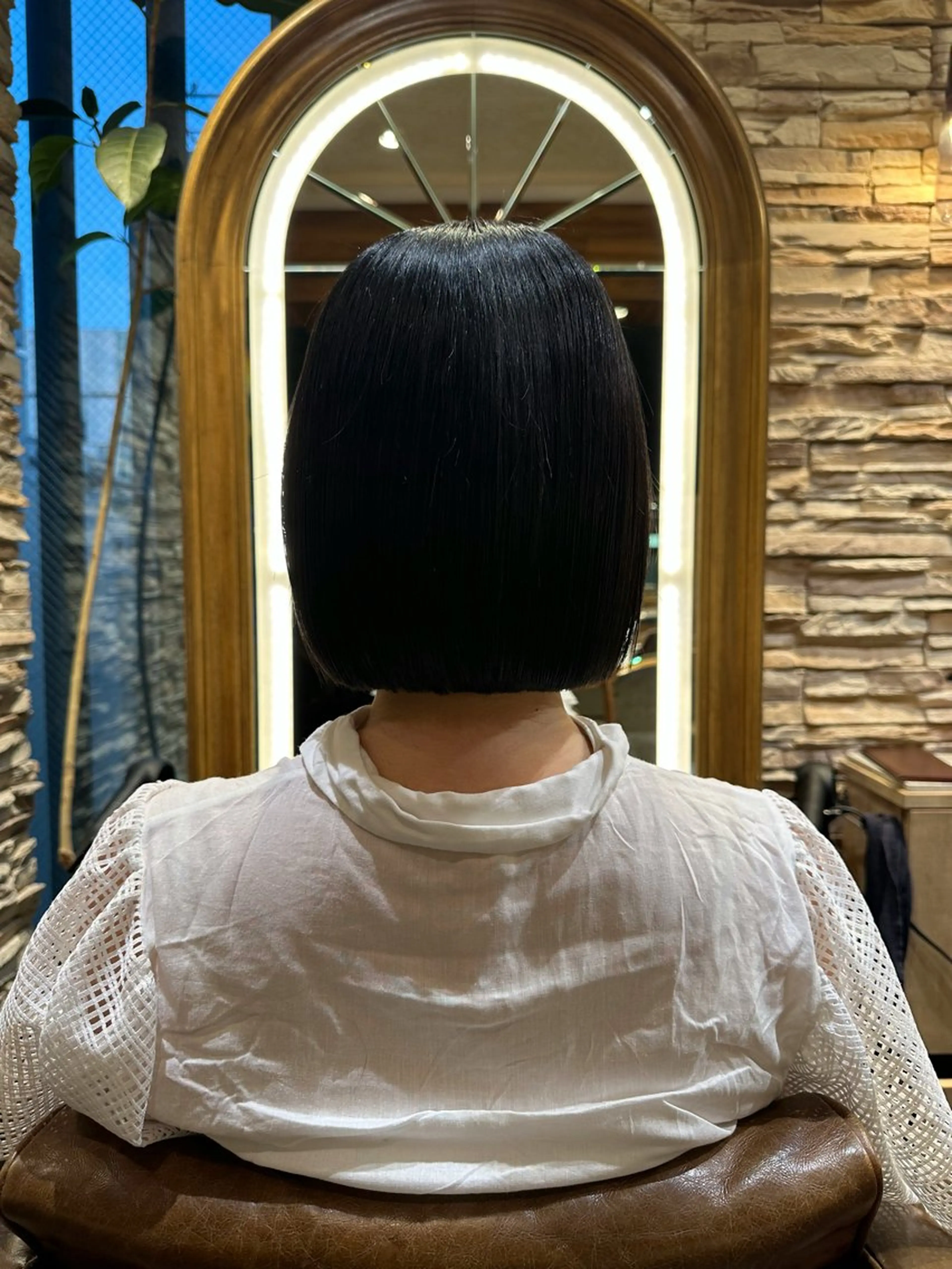 ショート ボブ 縮毛矯正 カット 縮毛矯正 MINX竹内杏奈 /縮毛矯正/レイヤーのヘアスタイル