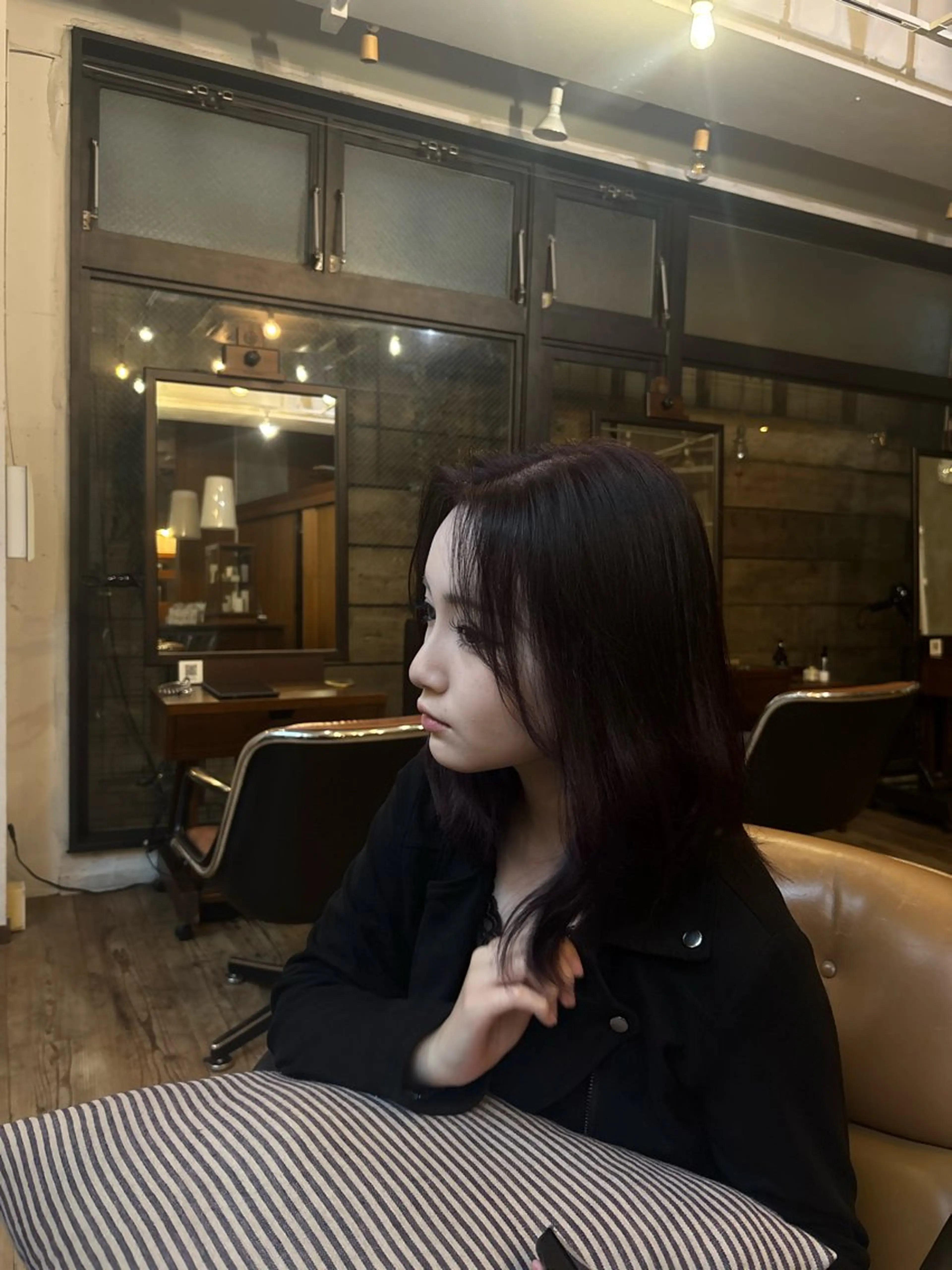 ミディアム ヘアカラー 似合わせ透明感カラー ／emiのヘアスタイル