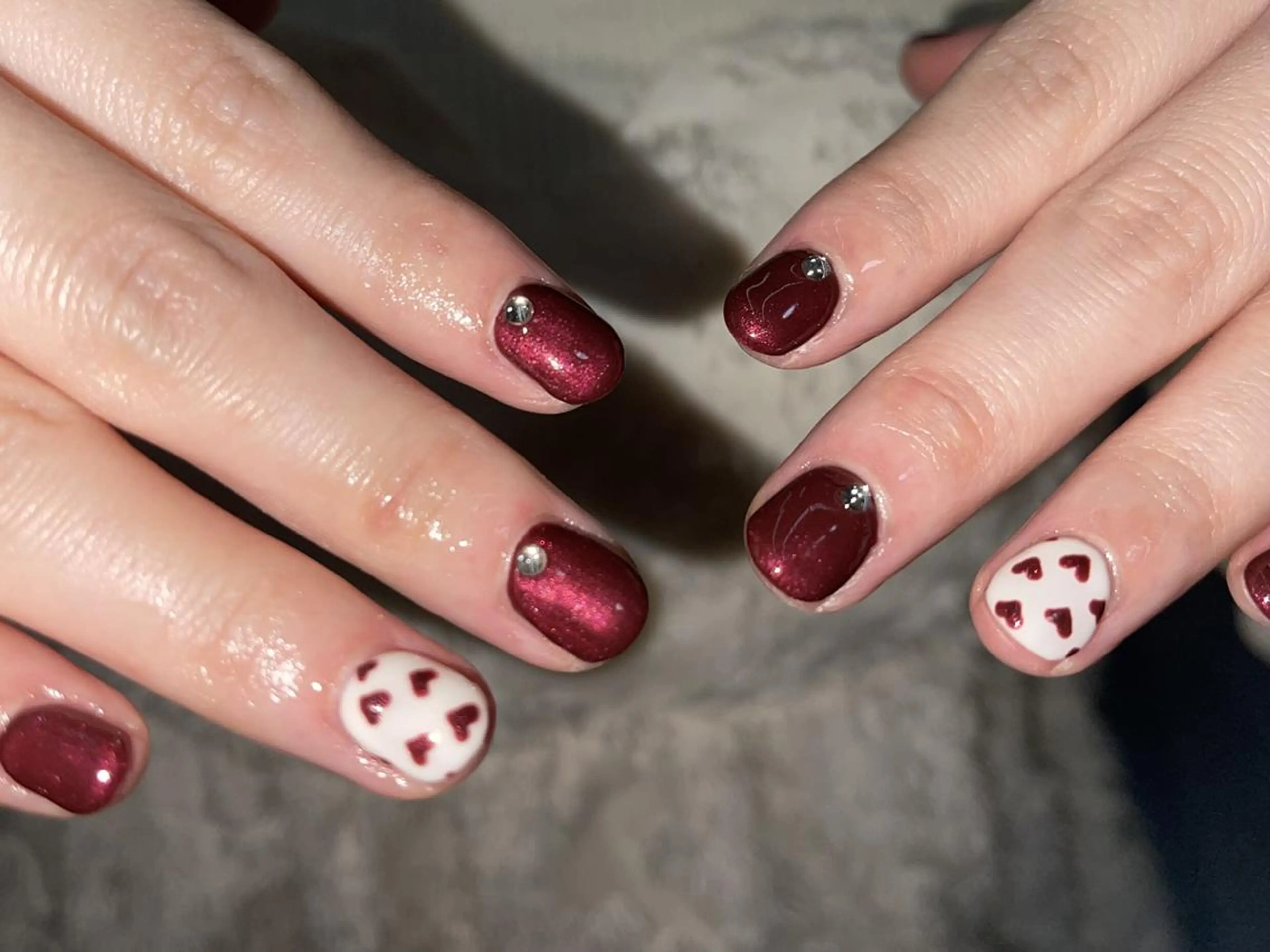 ネイル ハンドネイル 🦋y y Nail 🤍のネイルデザイン