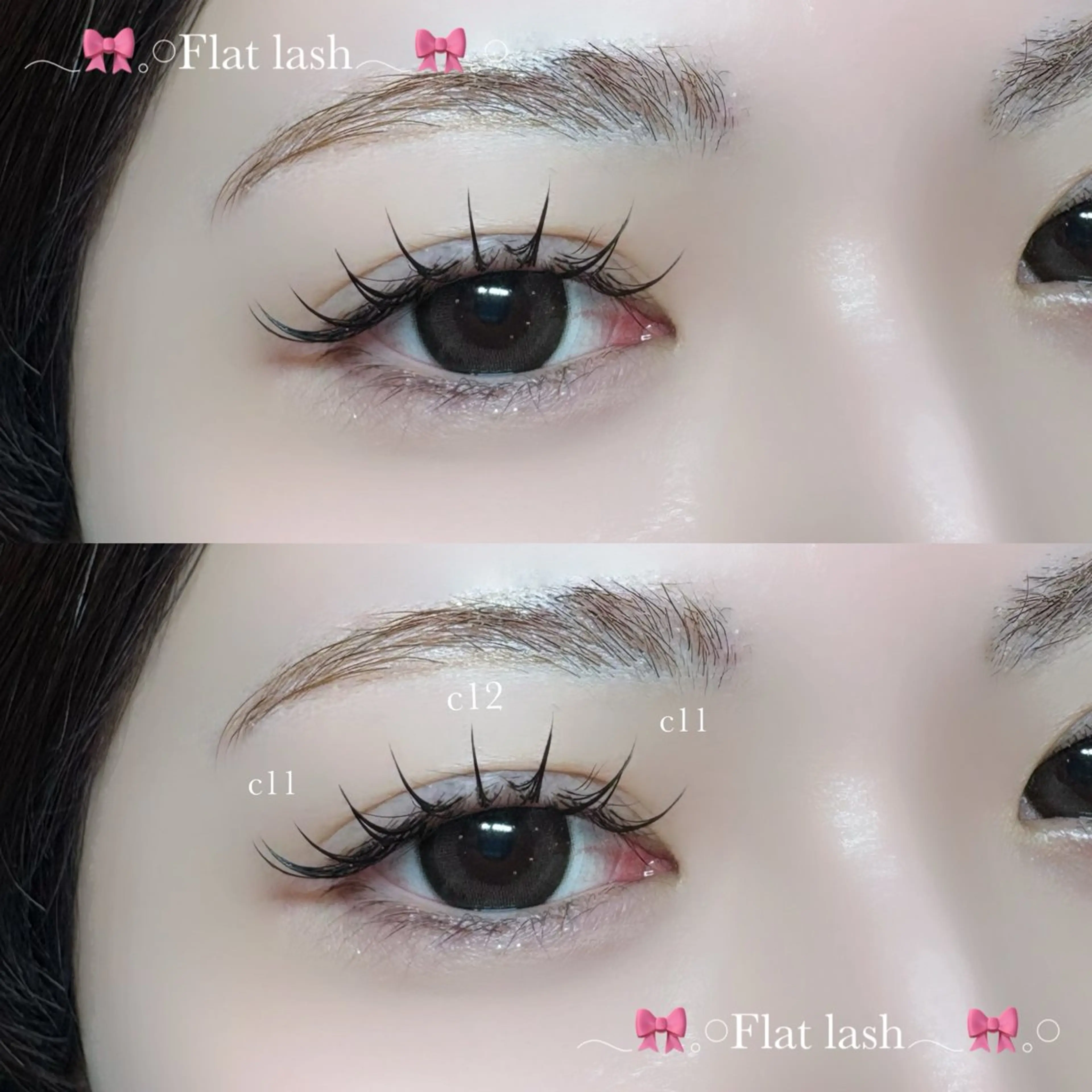 ୨୧ 初回オフ無料◎୨୧ 🌷フラットラッシュ100本🌷コーティング・アイパック付き✩⡱⚠️2回目以降➕500円の写真