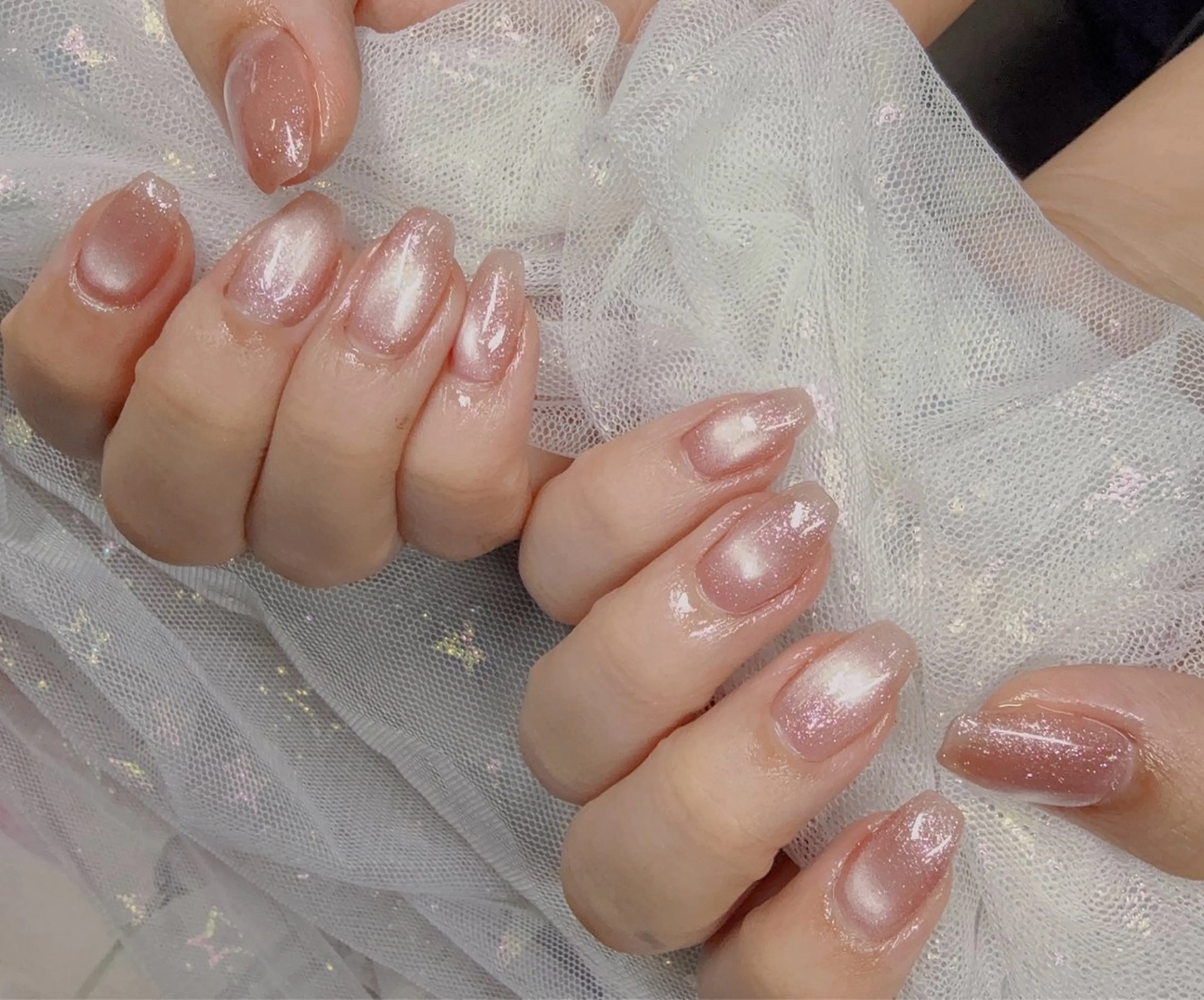 ネイル マグネットネイル マグネットワンカラー ワンカラーネイル Ryoko Nailのネイルデザイン