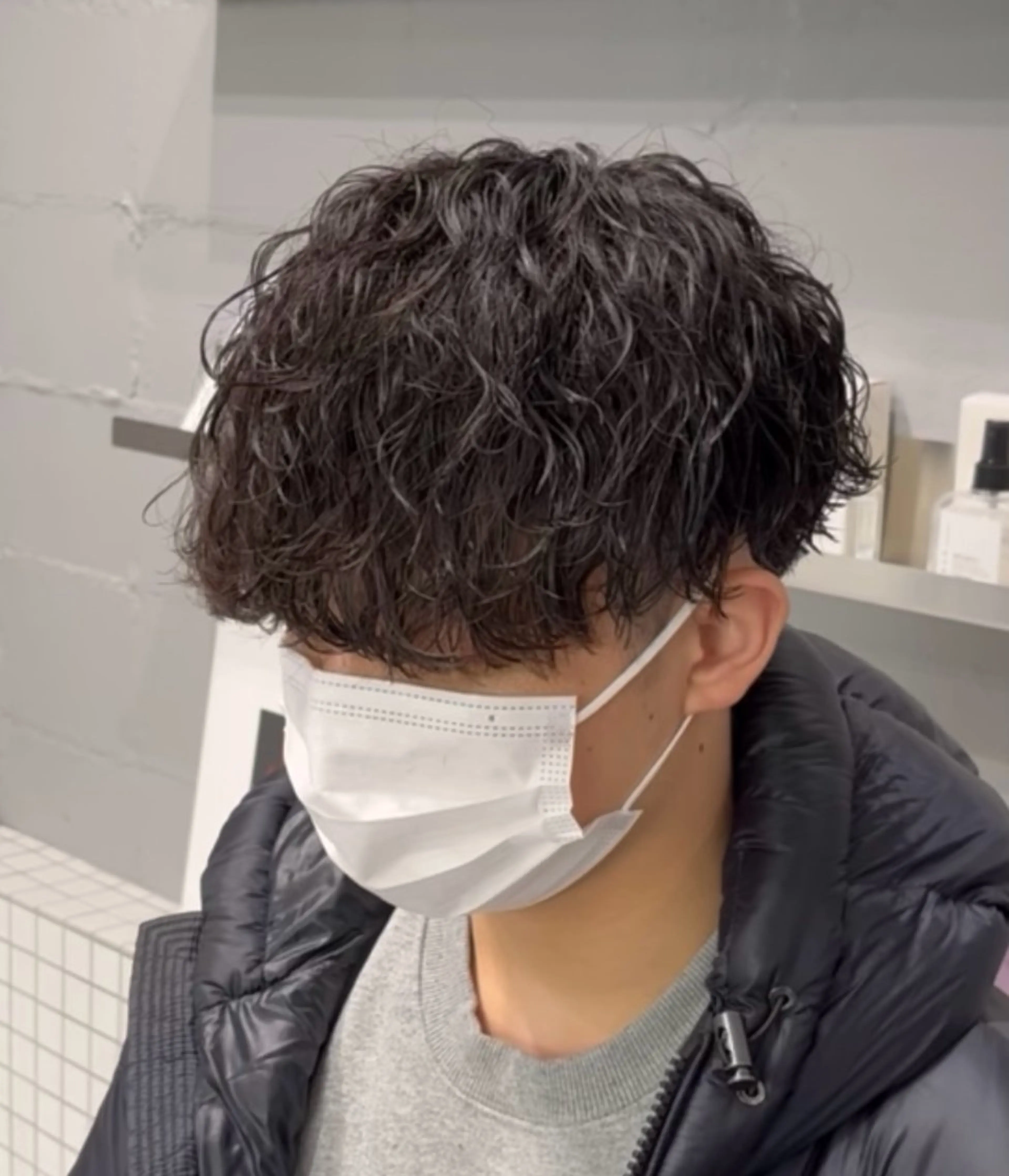 ショート パーマ メンズ カット パーマ 🦋女子ウケメンズ パーマYUI🦋のヘアスタイル