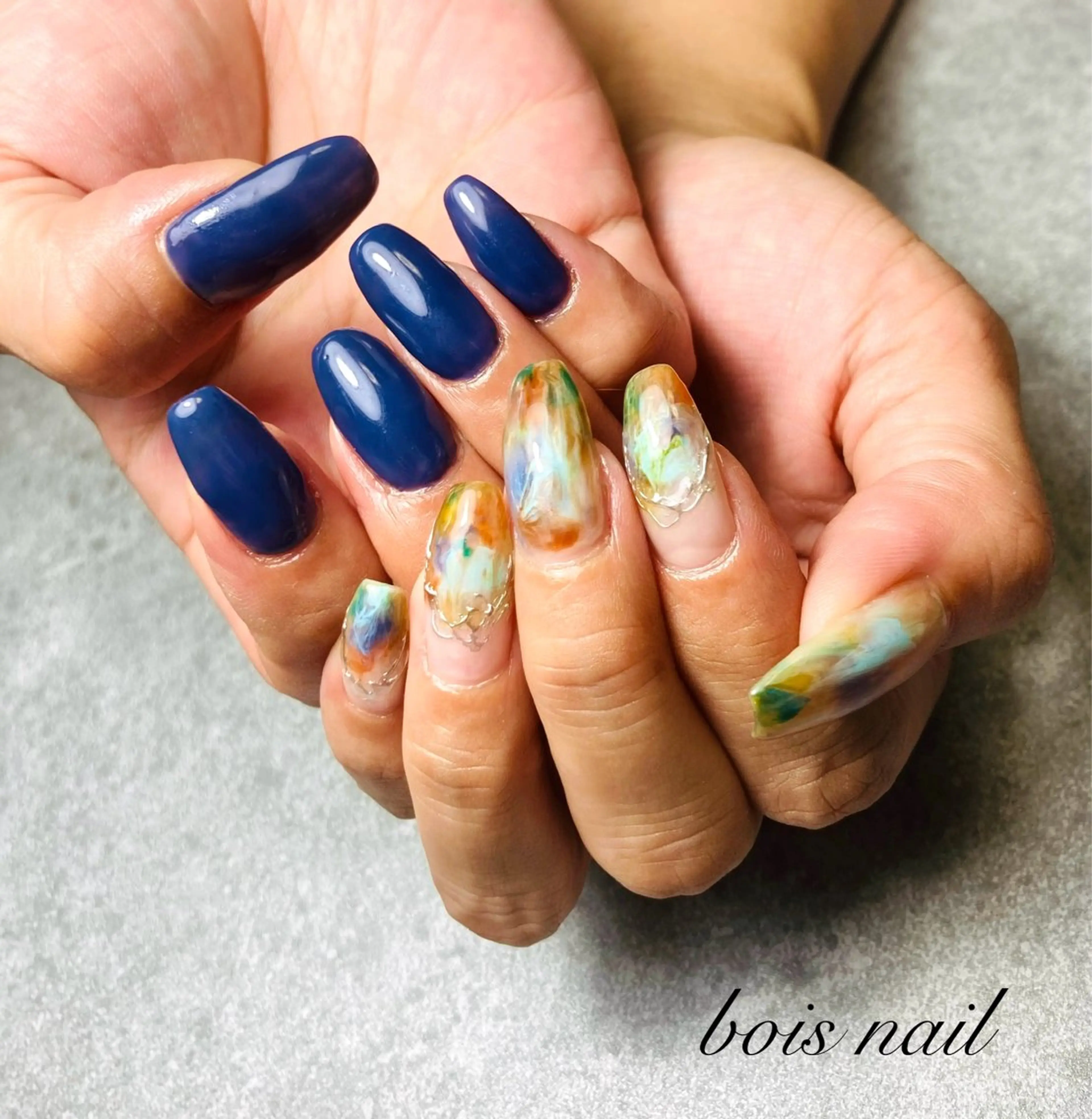 ネイル ハンドネイル bois nail ボワネイル北巽のネイルデザイン