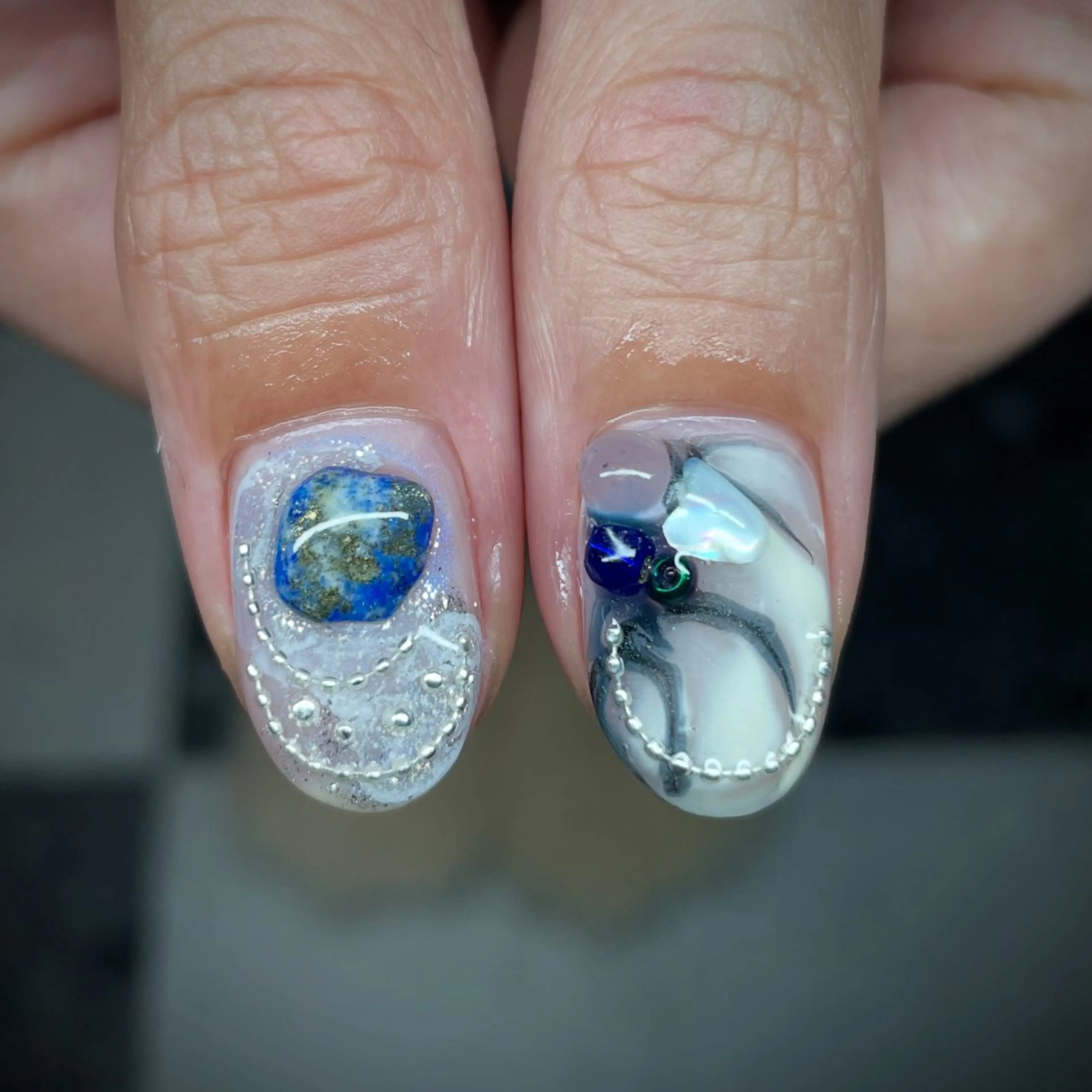 ネイル アートネイル ニュアンスネイル シンプルネイル ハンドネイル posa nail モエミのネイルデザイン