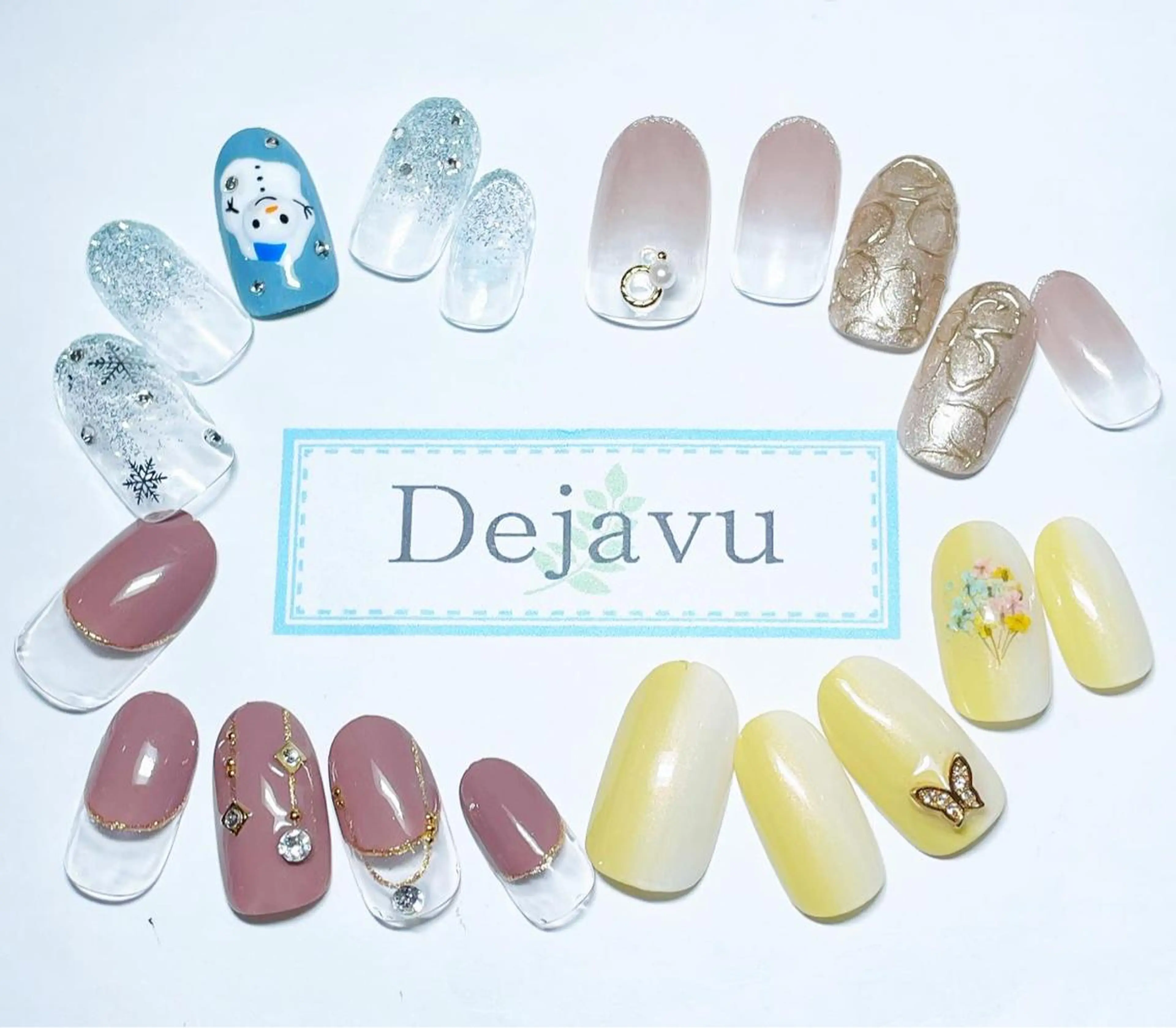 ネイル アートネイル 冬ネイル ハンドネイル Dejavu所属・Nail salon Dejavu 🌿のネイルデザイン