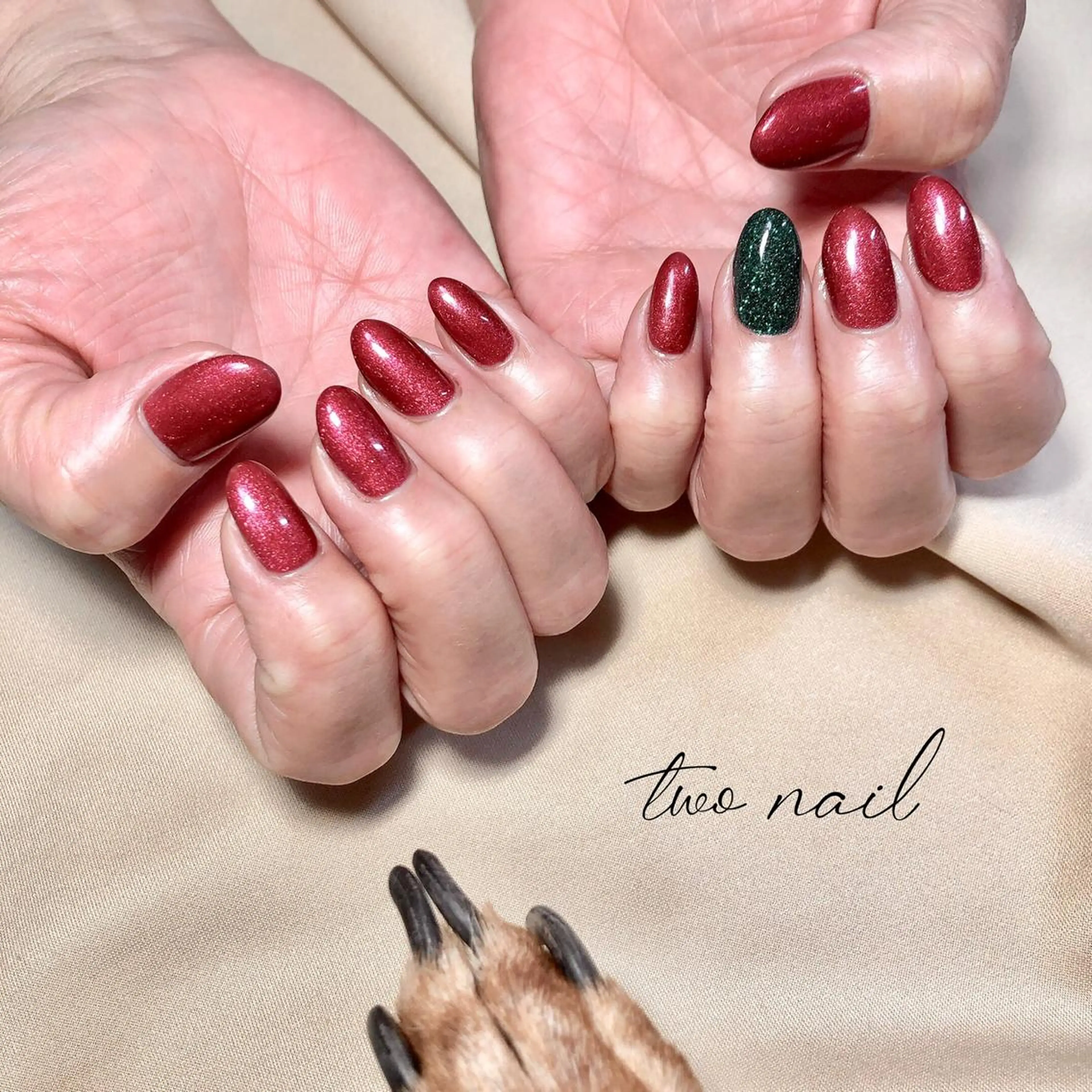 ネイル アートネイル フットネイル ハート ニュアンスネイル ホワイト ハンドネイル two nailのネイルデザイン